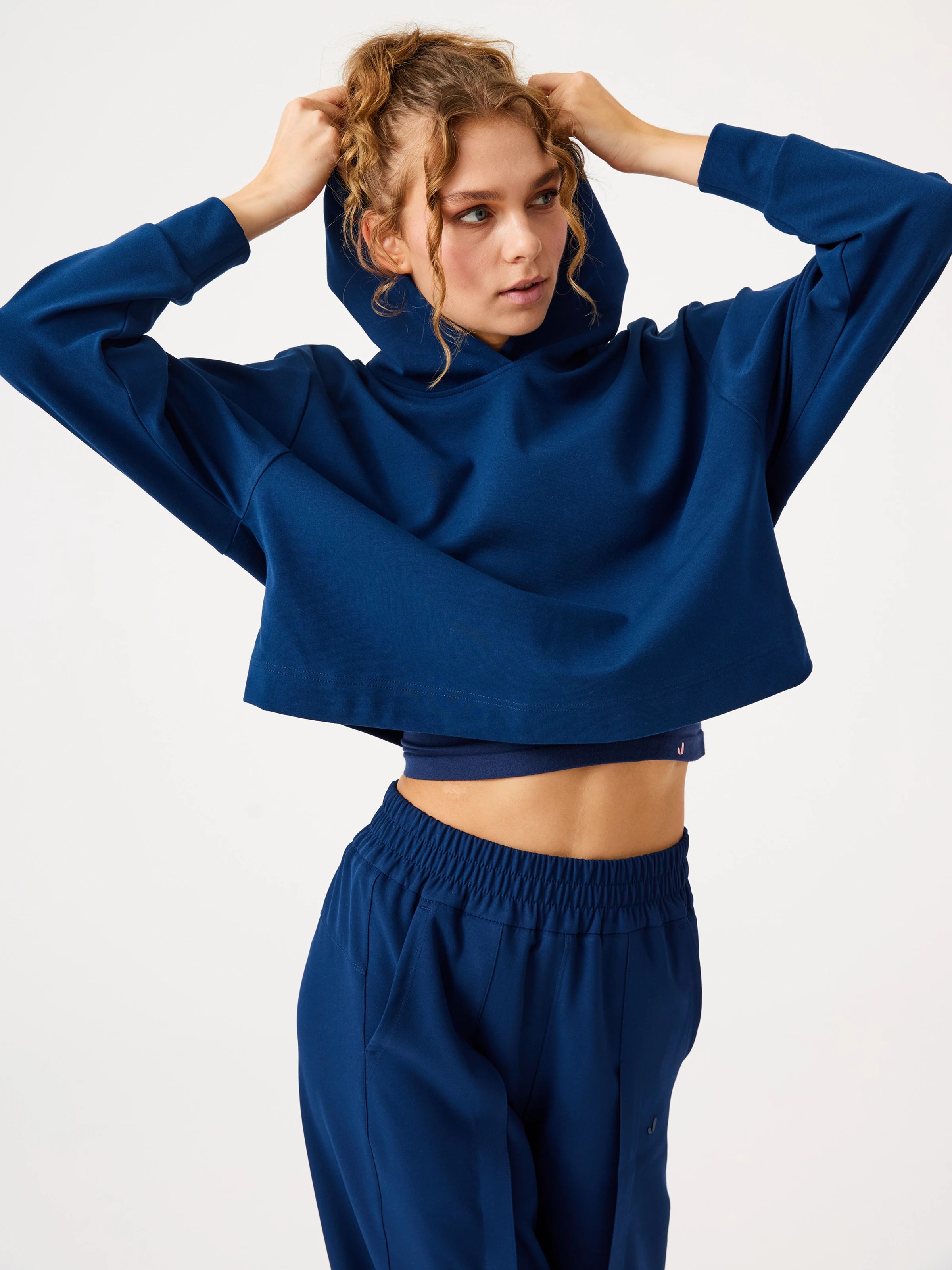 Aura Casual Hoodie Lacivert