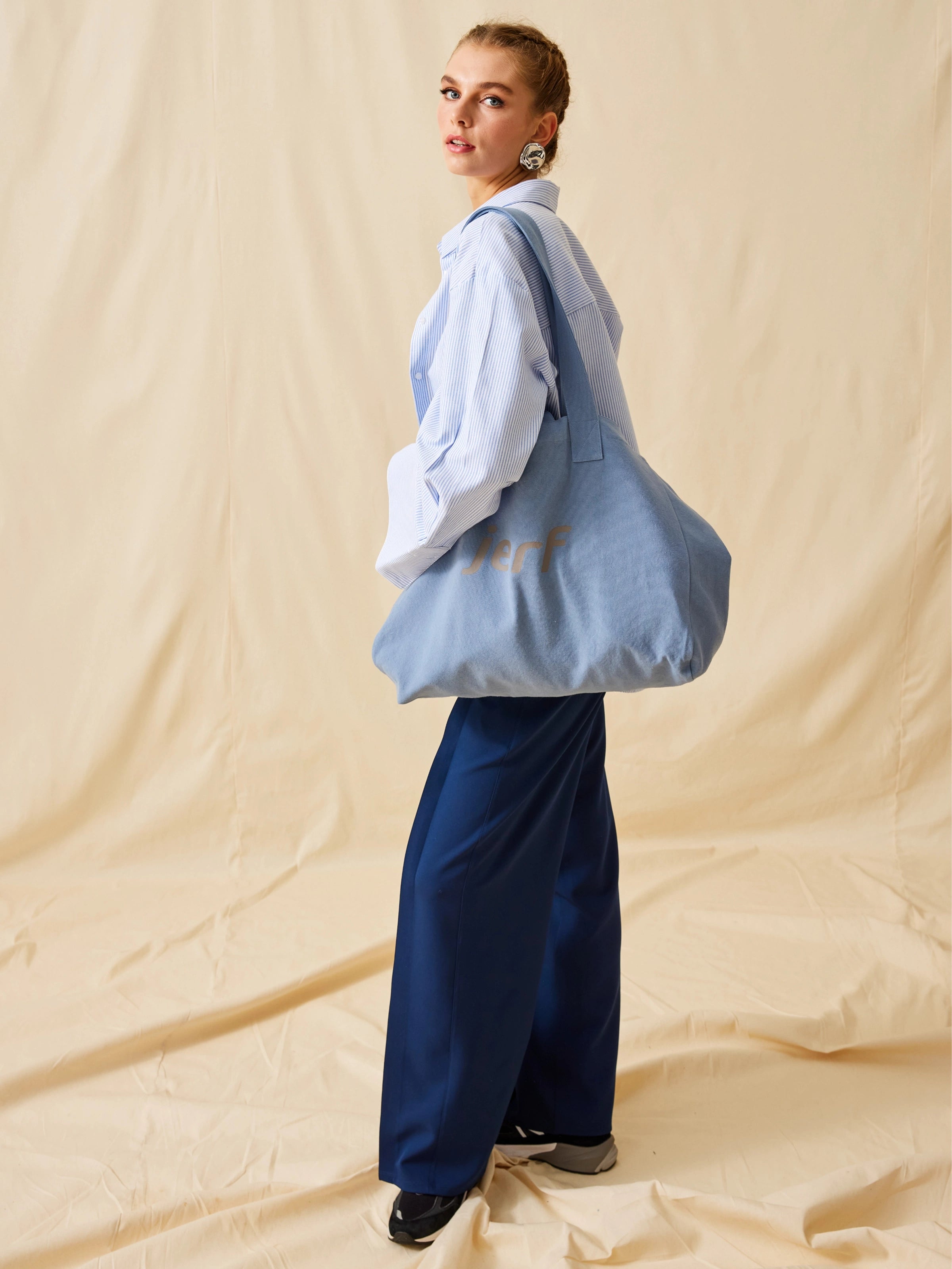 Aura Aktif Yaşam Kanvas Çanta Mavi