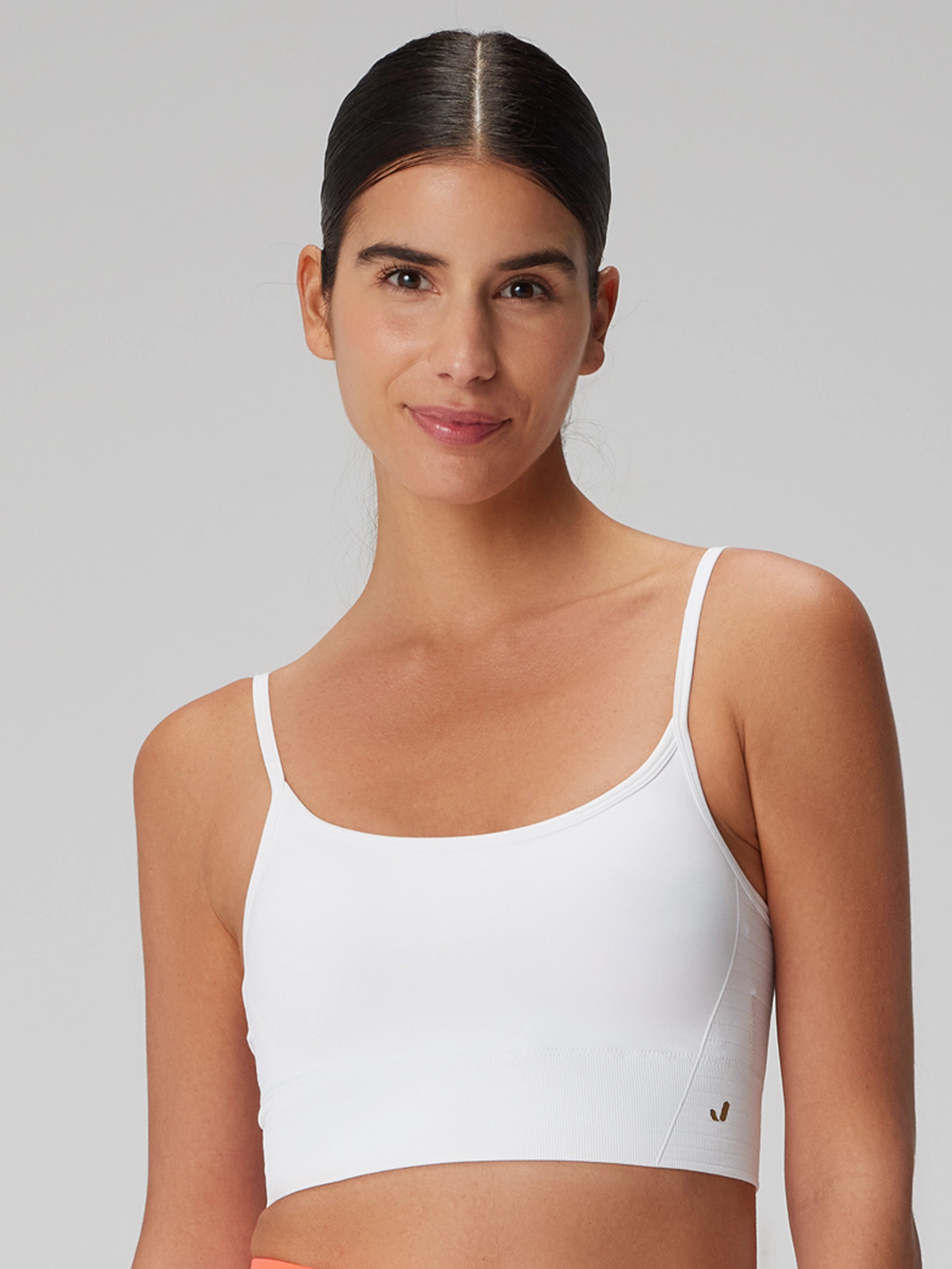 Gela Ayar Askılı Sport Bra Beyaz