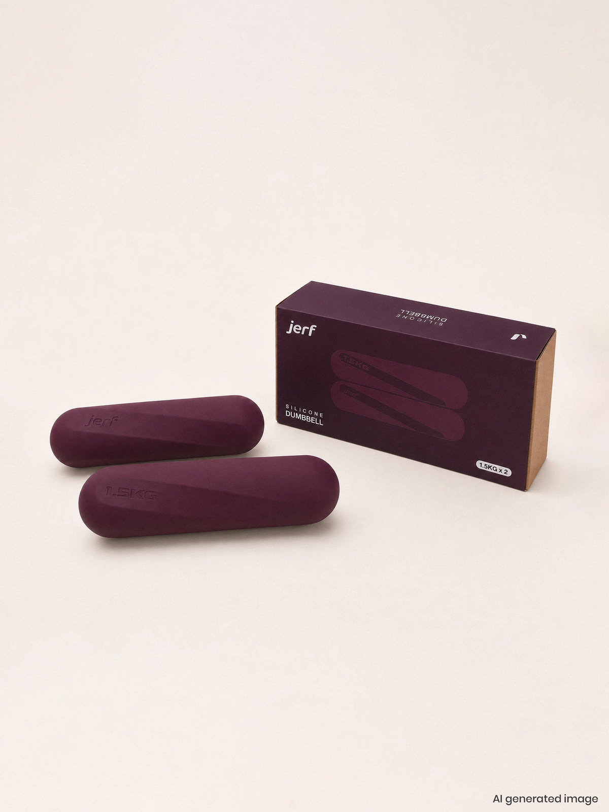 Silikon Dambıl 1.5 KG Bordo