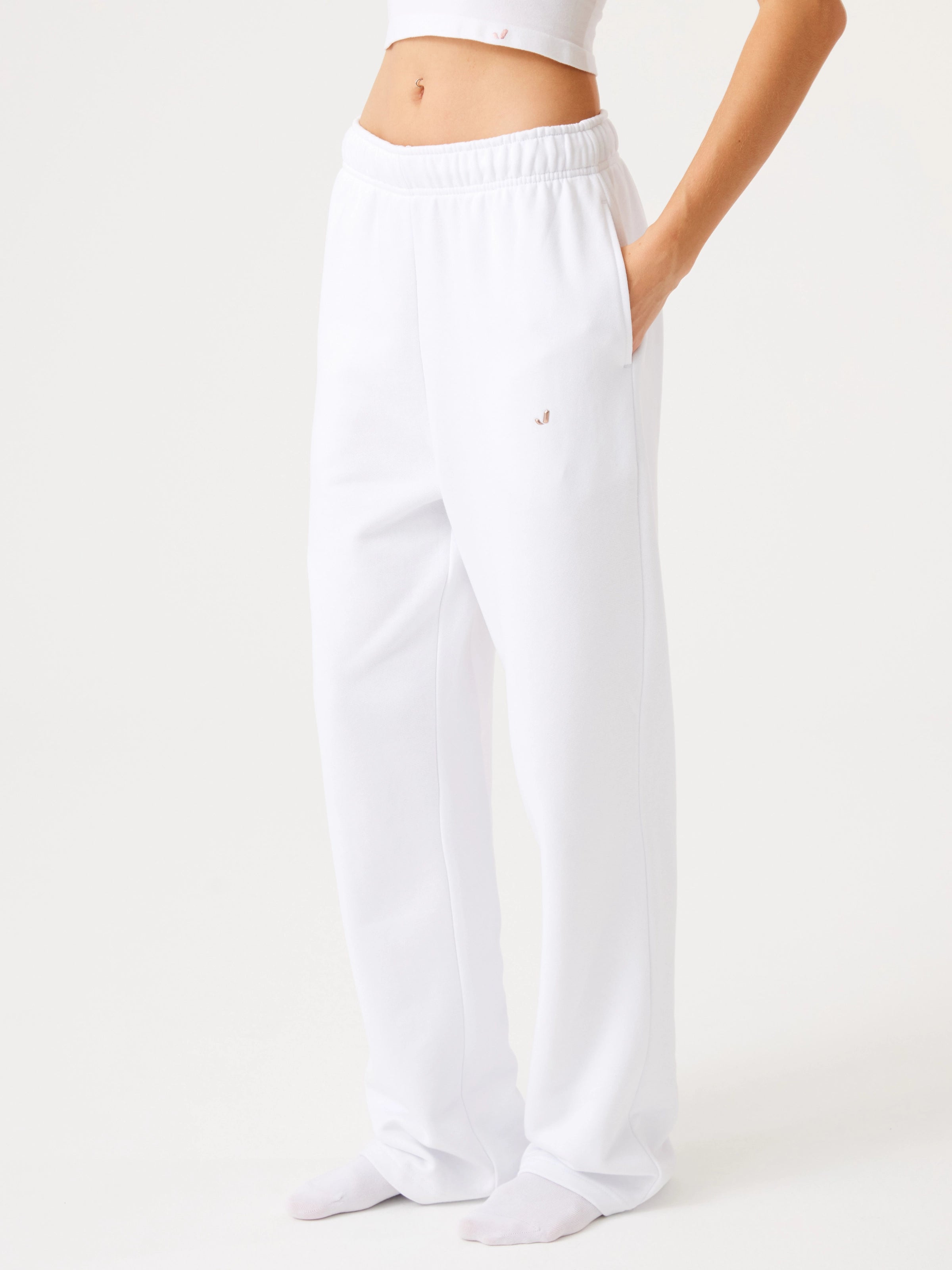 Aura Eşofman Altı Beyaz