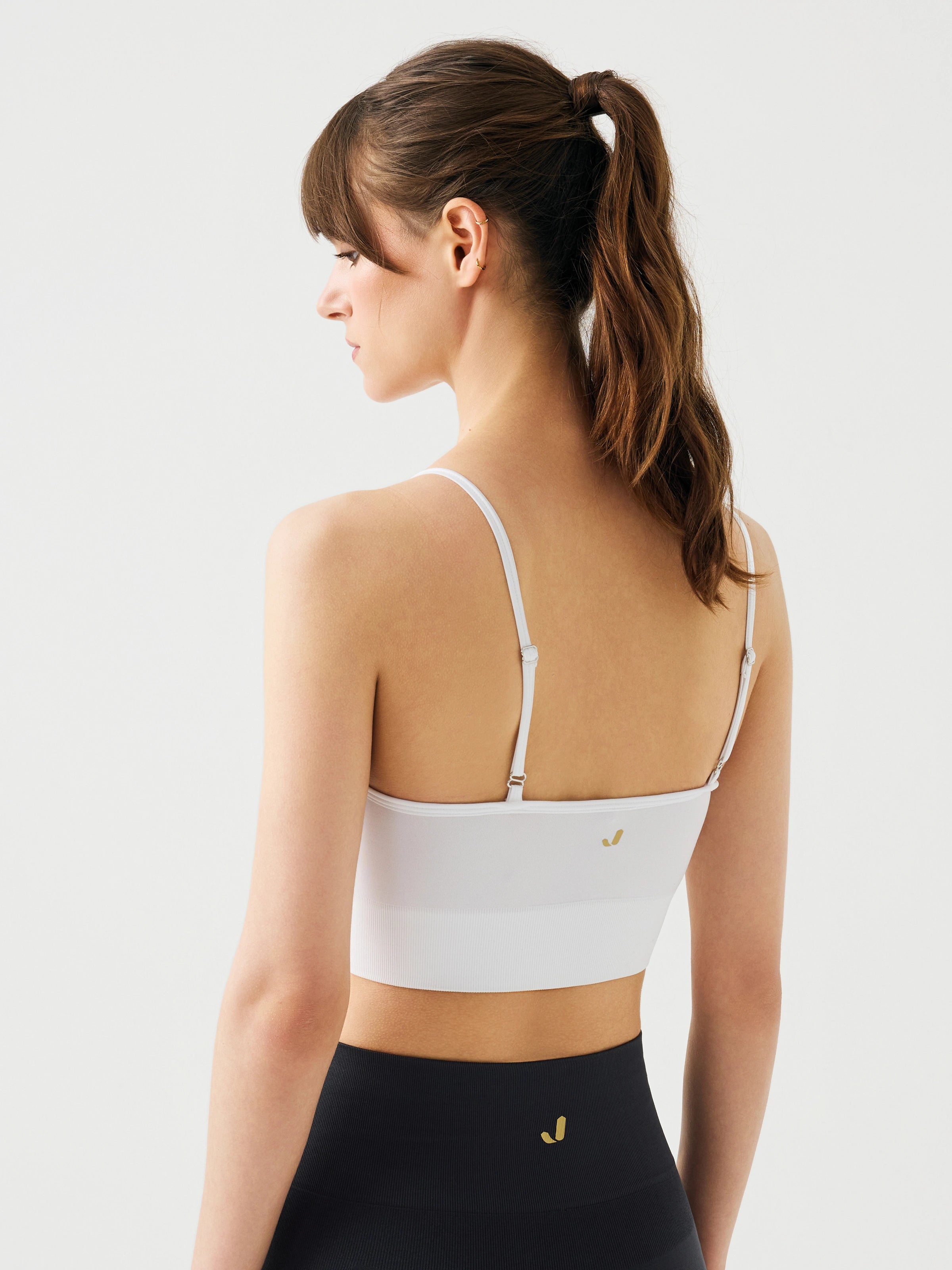Vella İp Askılı Konfor Sport Bra Beyaz
