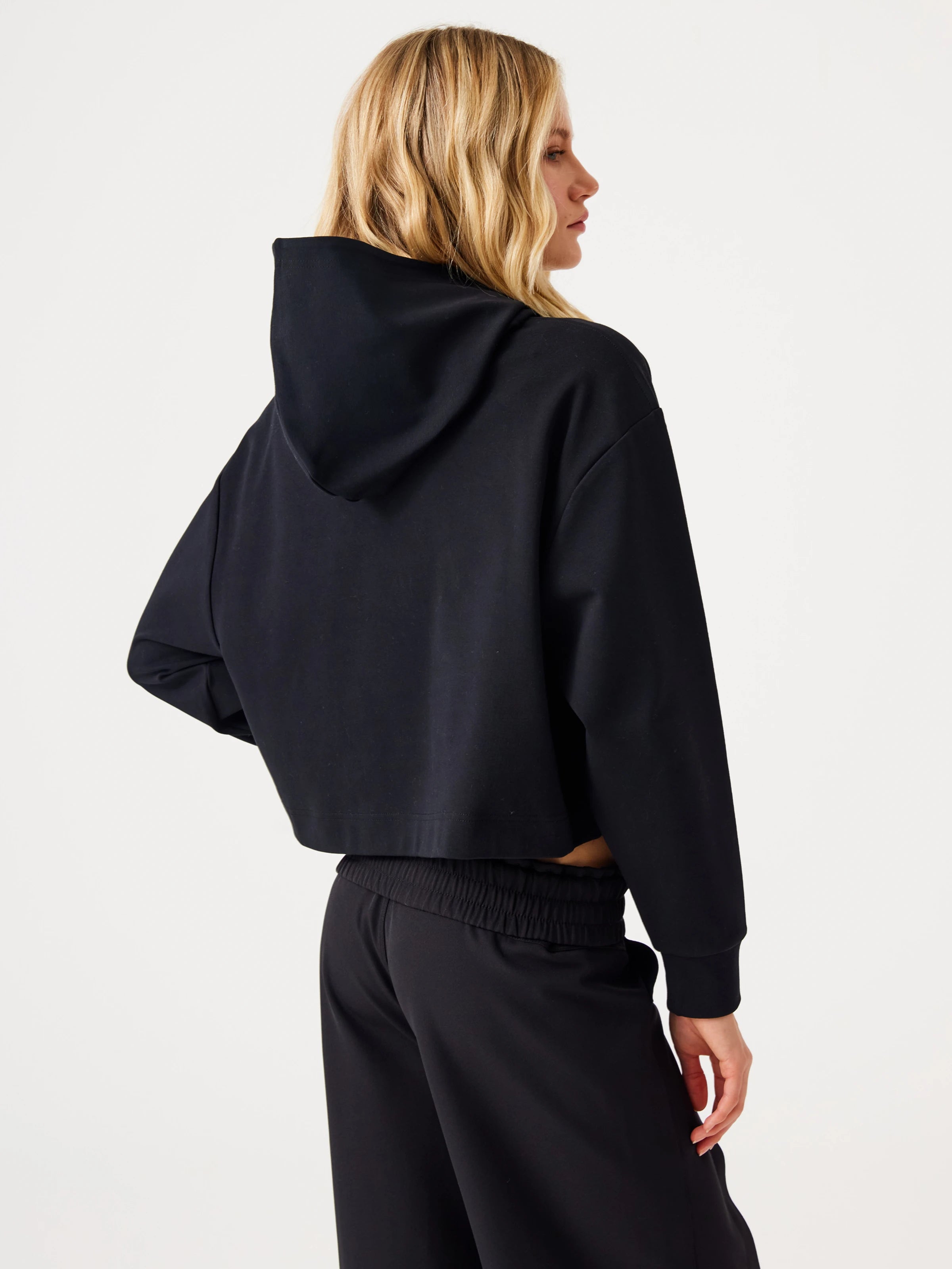 Aura Casual Hoodie Siyah