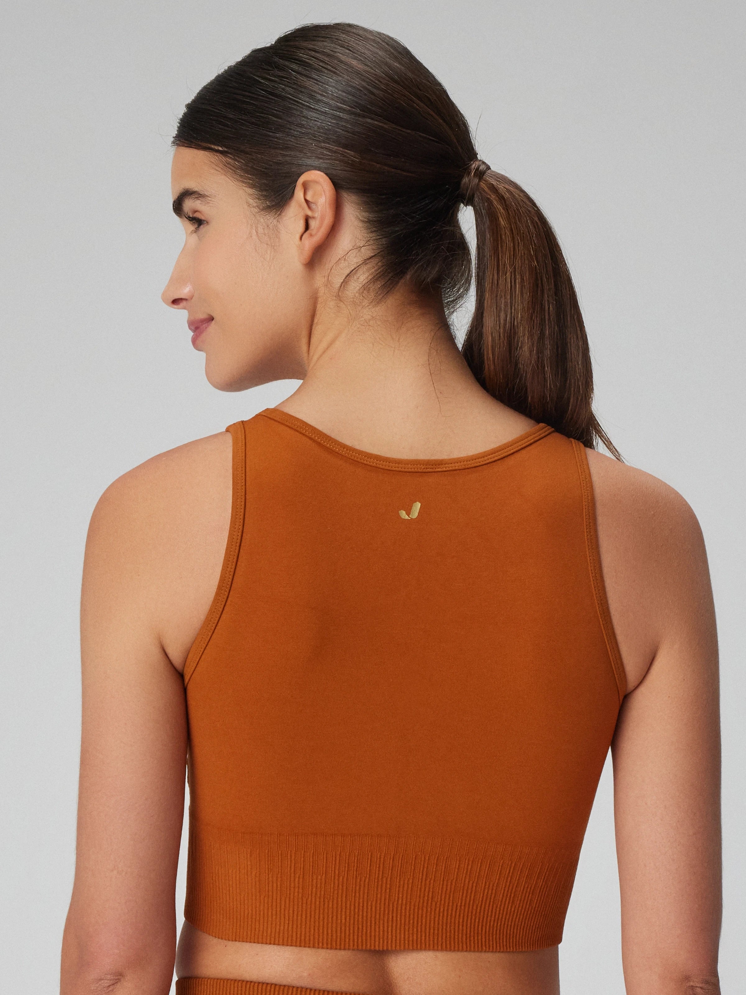 Luz Sıkılaştırıcı & Kaplı Spor Sütyeni Badem