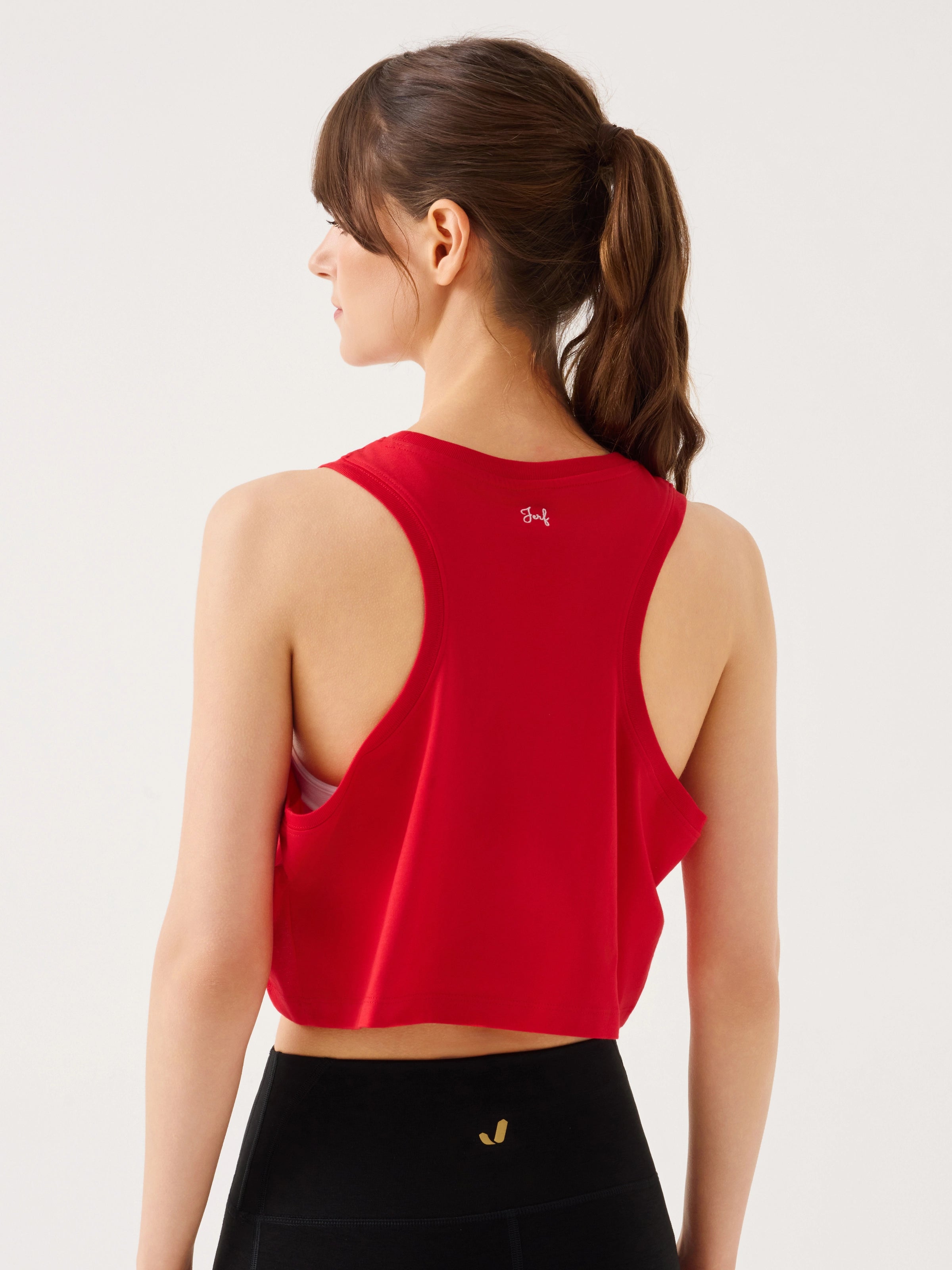 Aura Crop Atlet Kırmızı