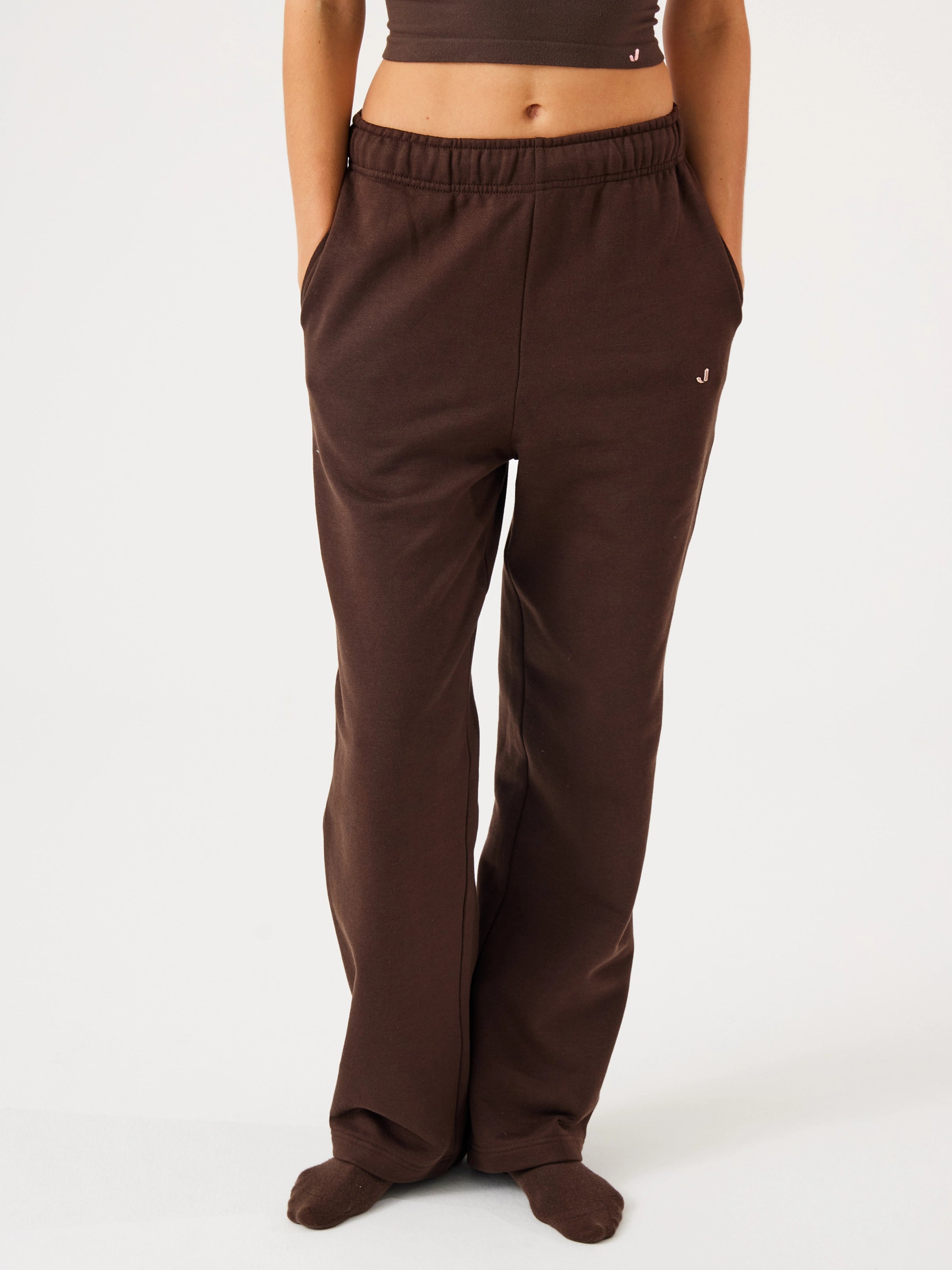 Aura Eşofman Altı Kahverengi