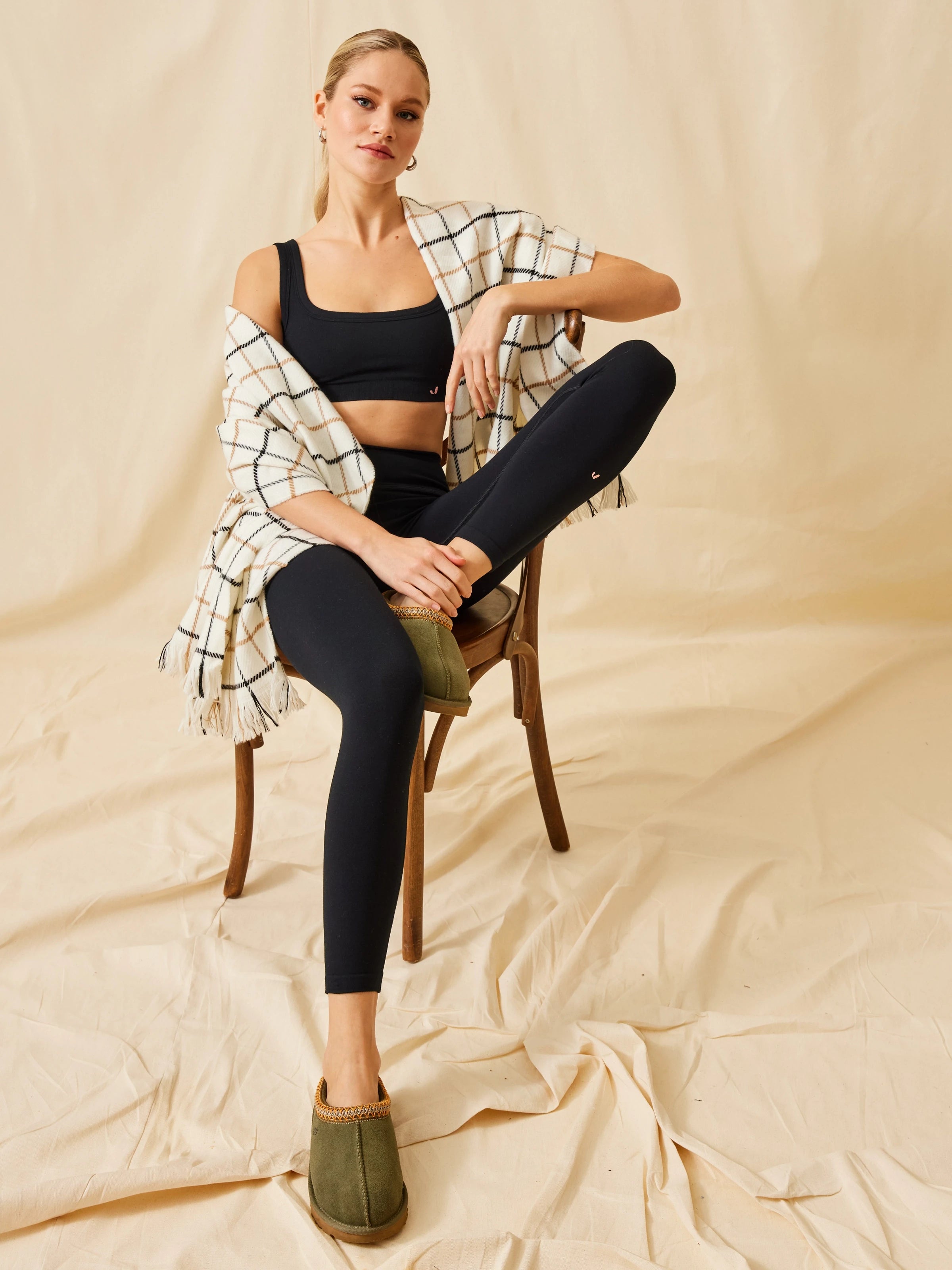 Aura Çift Katlı Modal Bra Siyah