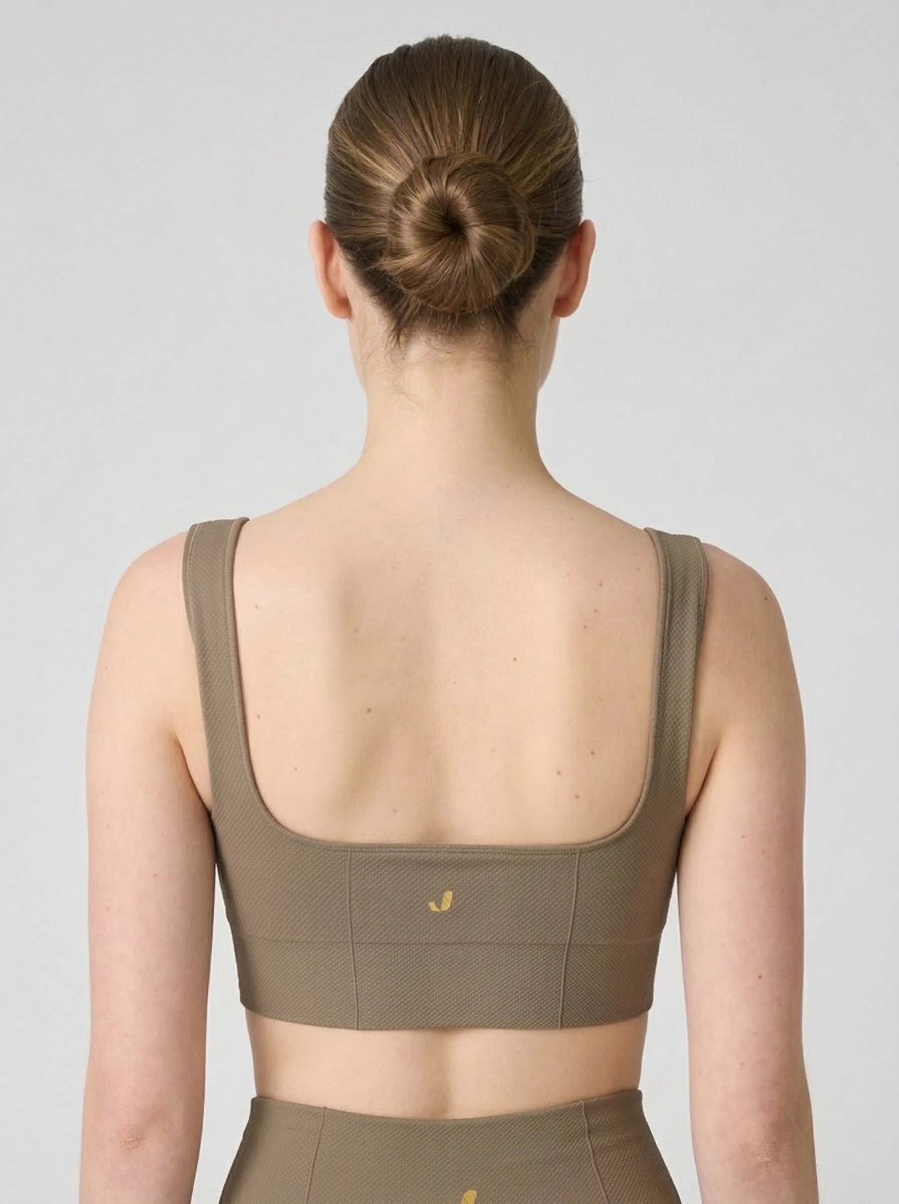 Holly Petek Desenli Kaplı Bra Yeşil