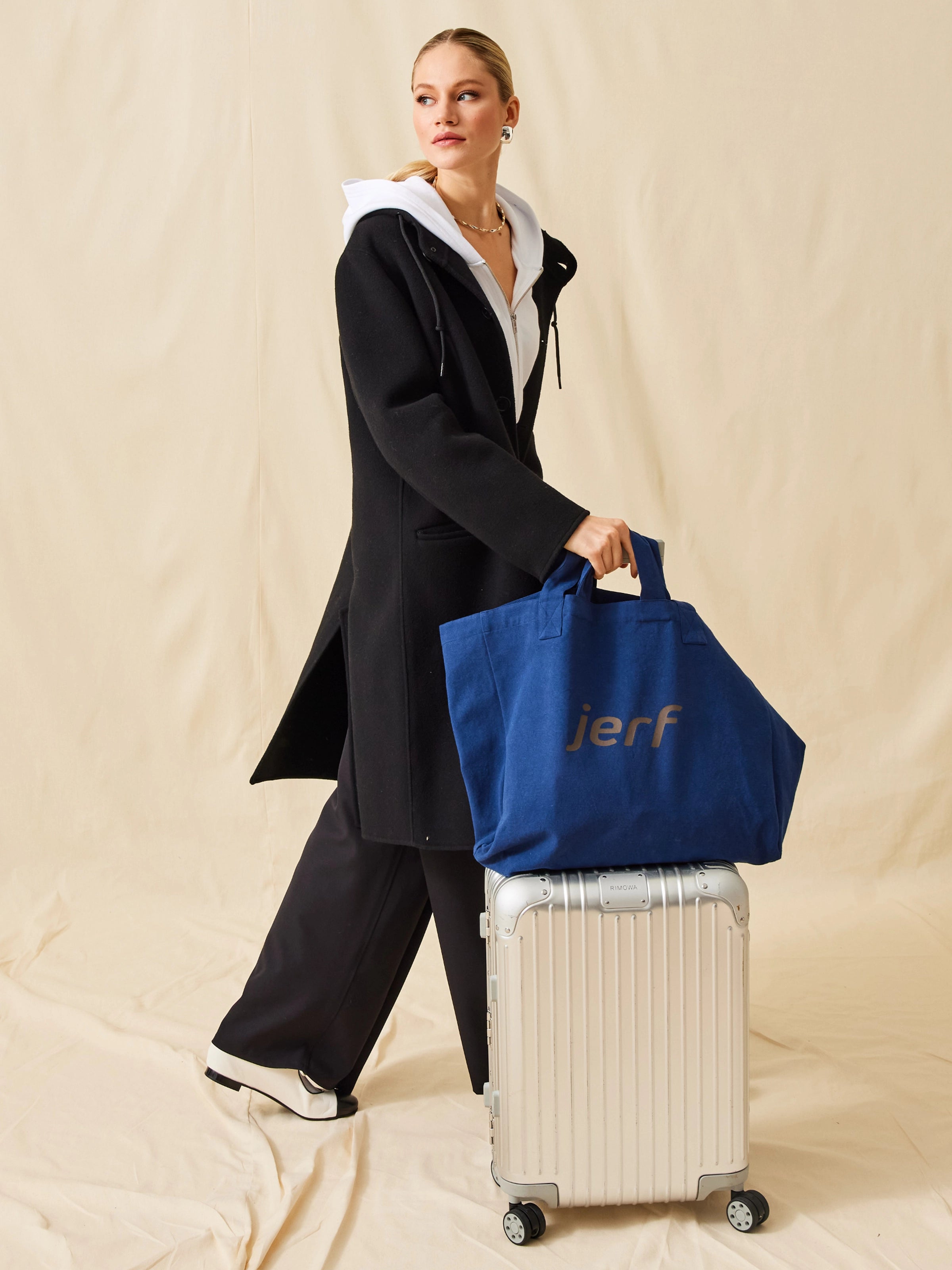 Aura Aktif Yaşam Kanvas Çanta Lacivert