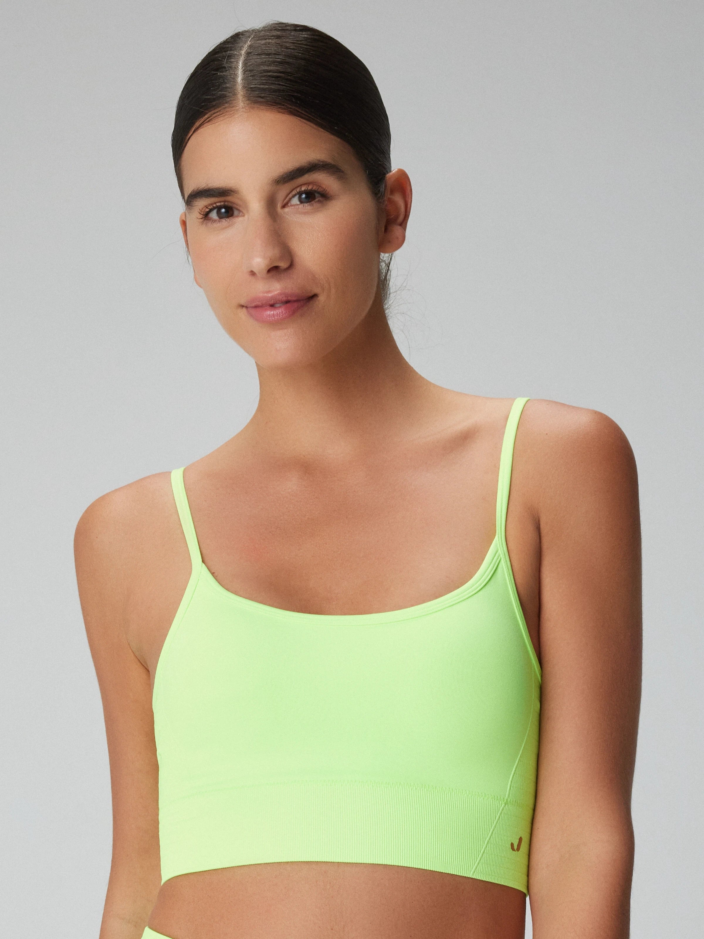 Gela Ayar Askılı Sport Bra Neon Yeşil