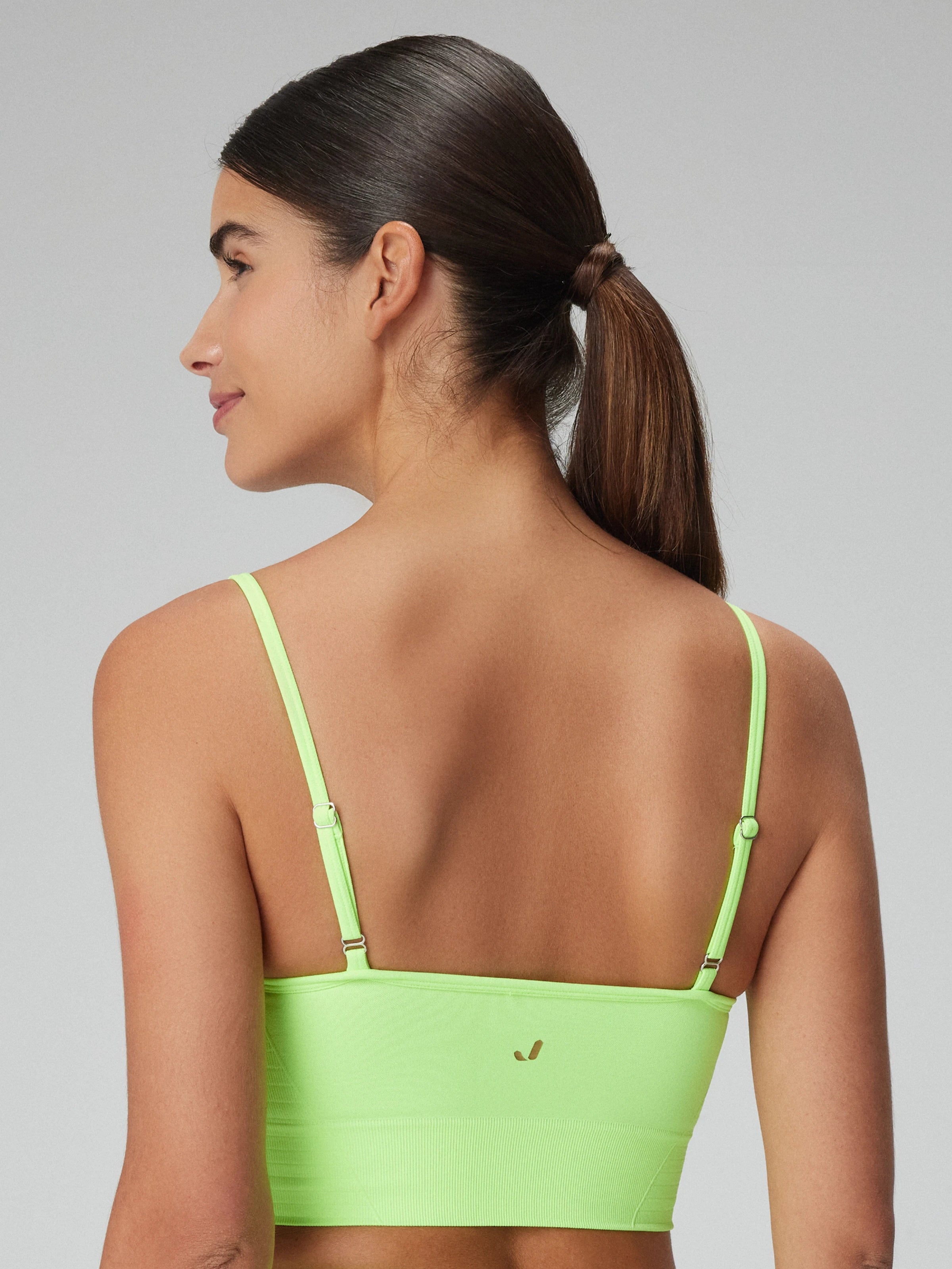 Gela Ayar Askılı Sport Bra Neon Yeşil