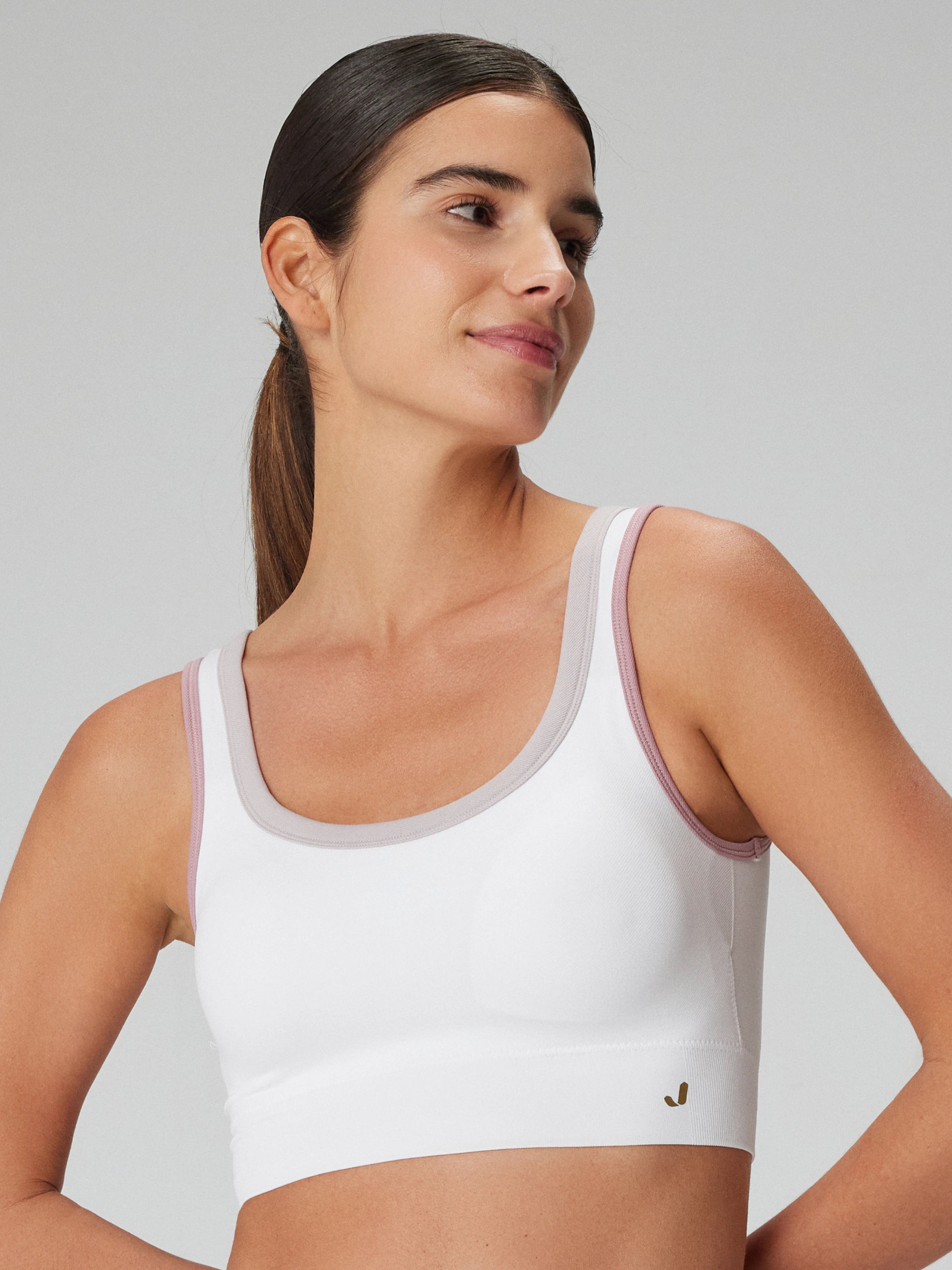 Lucia Bra Beyaz_Açık Lila