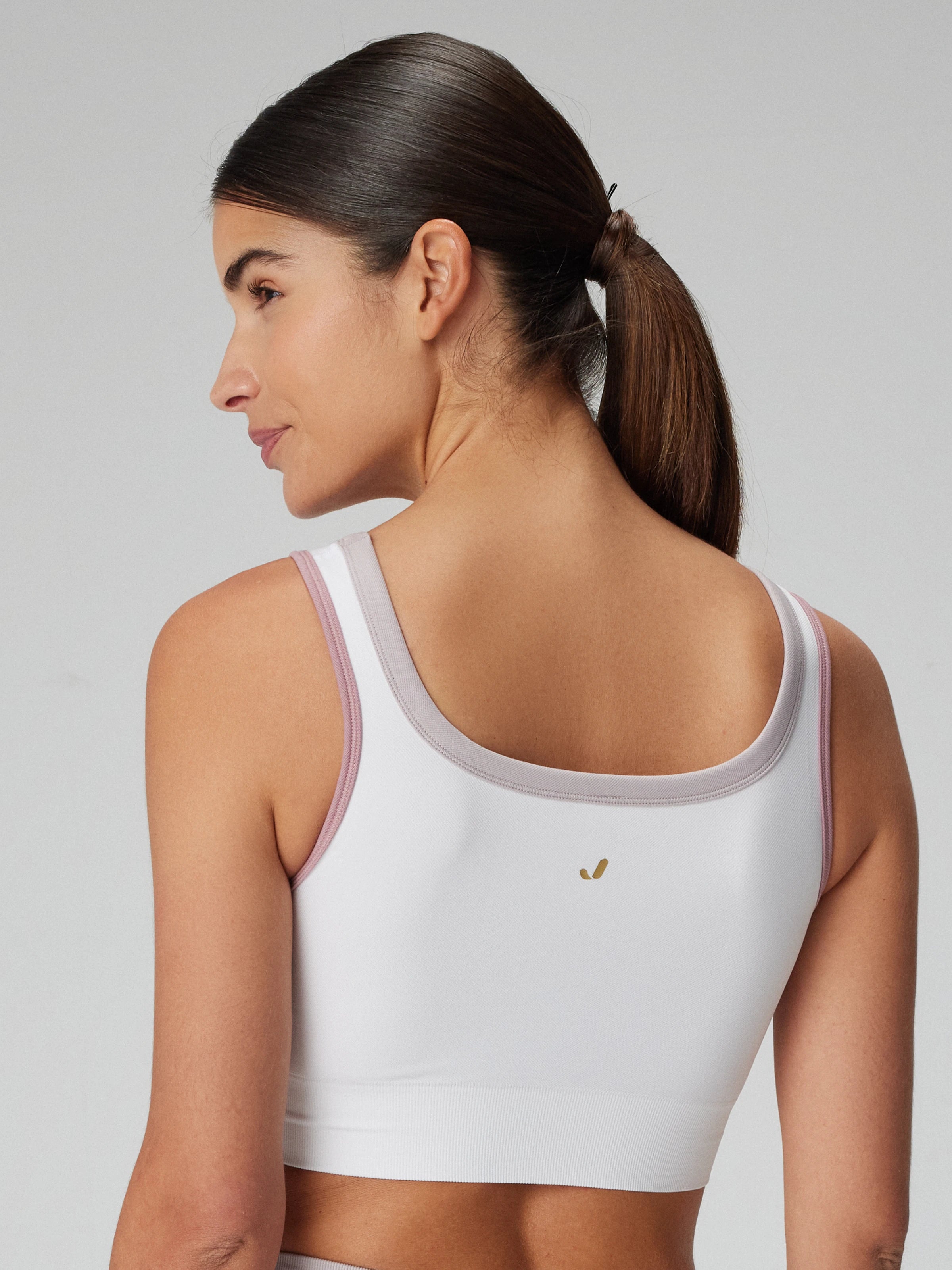 Lucia Bra Beyaz_Açık Lila