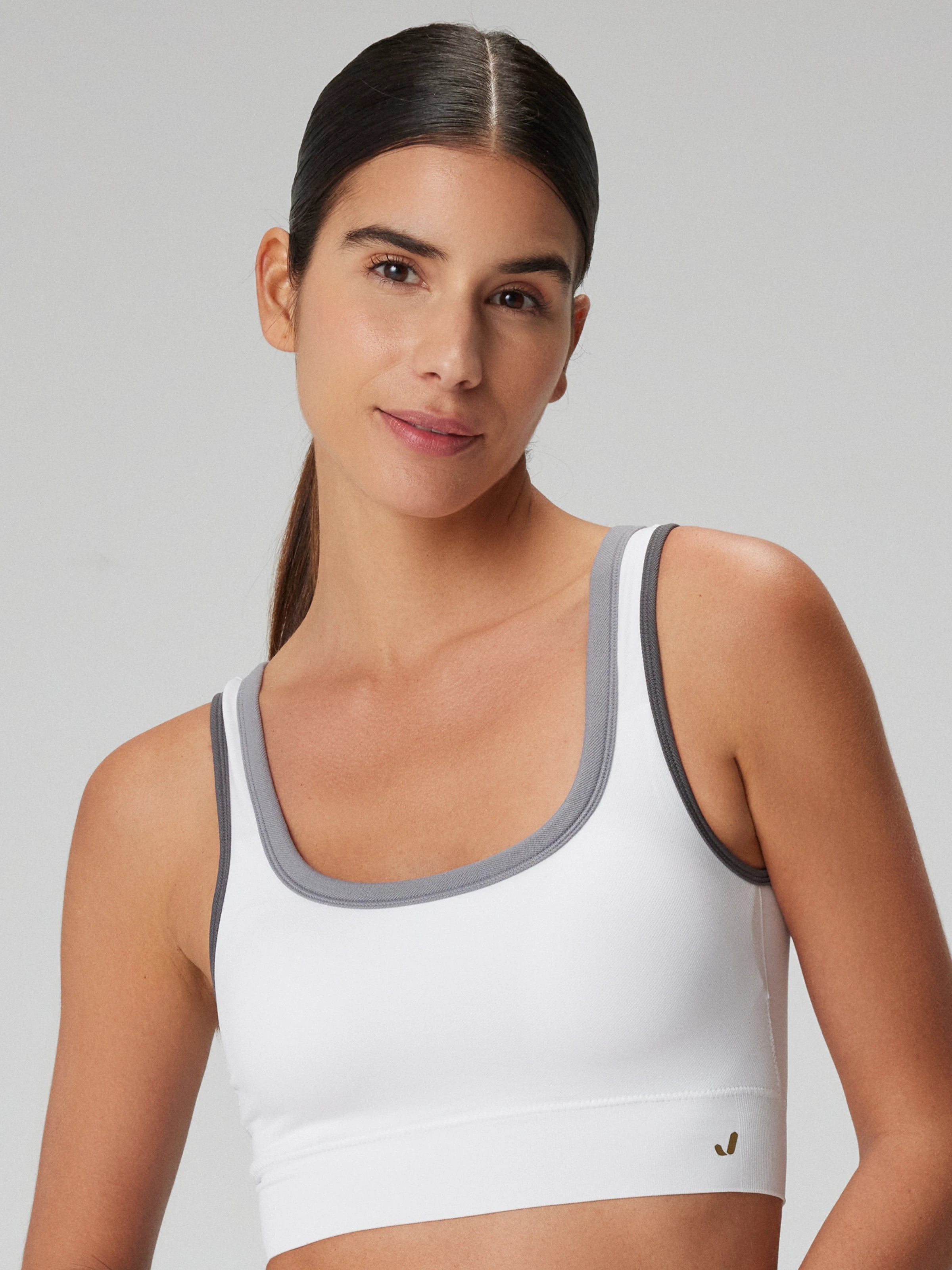 Lucia Bra Beyaz_Gri