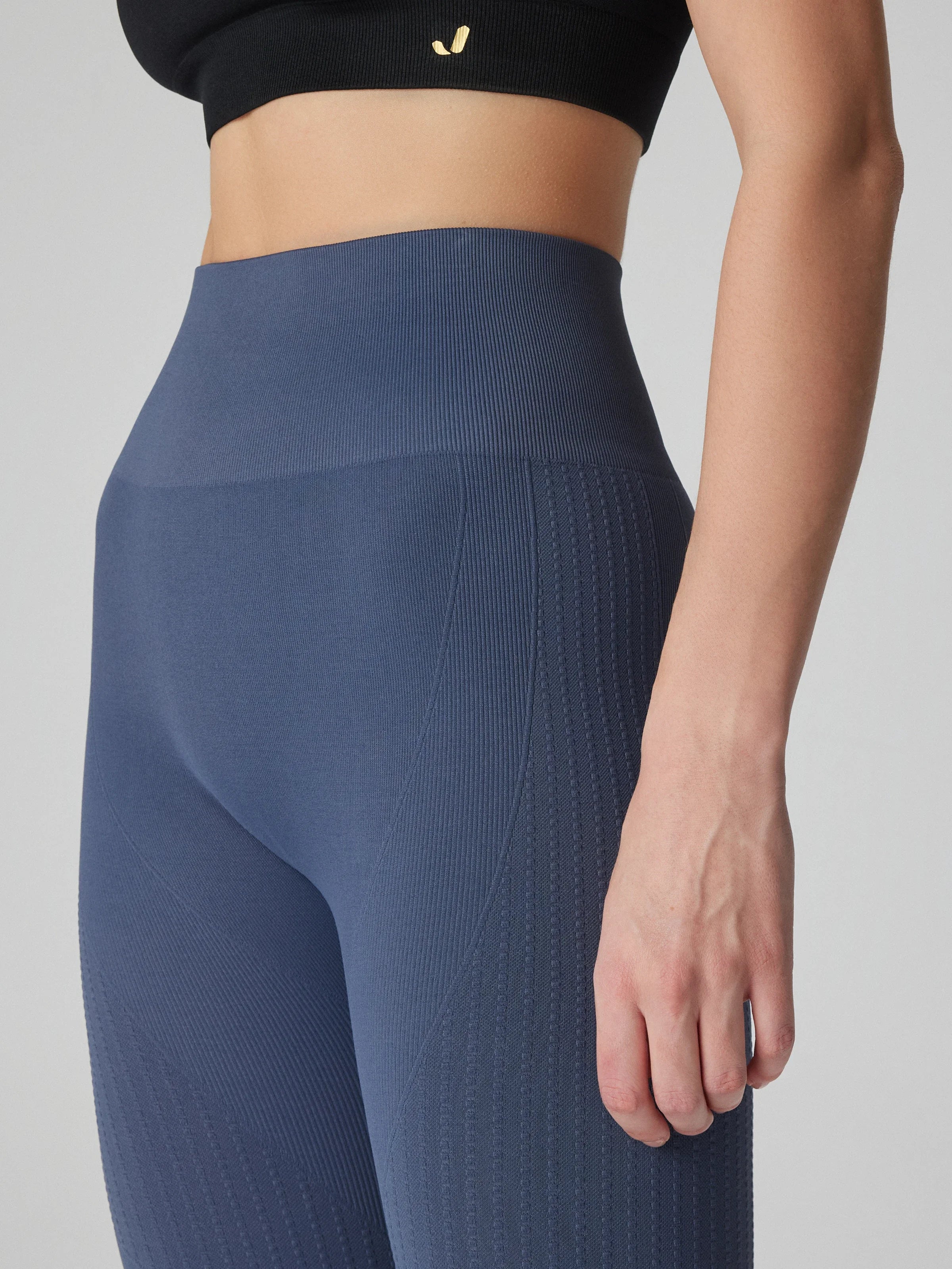 Lily Desen Detaylı Şekillendirici Tayt Mavi