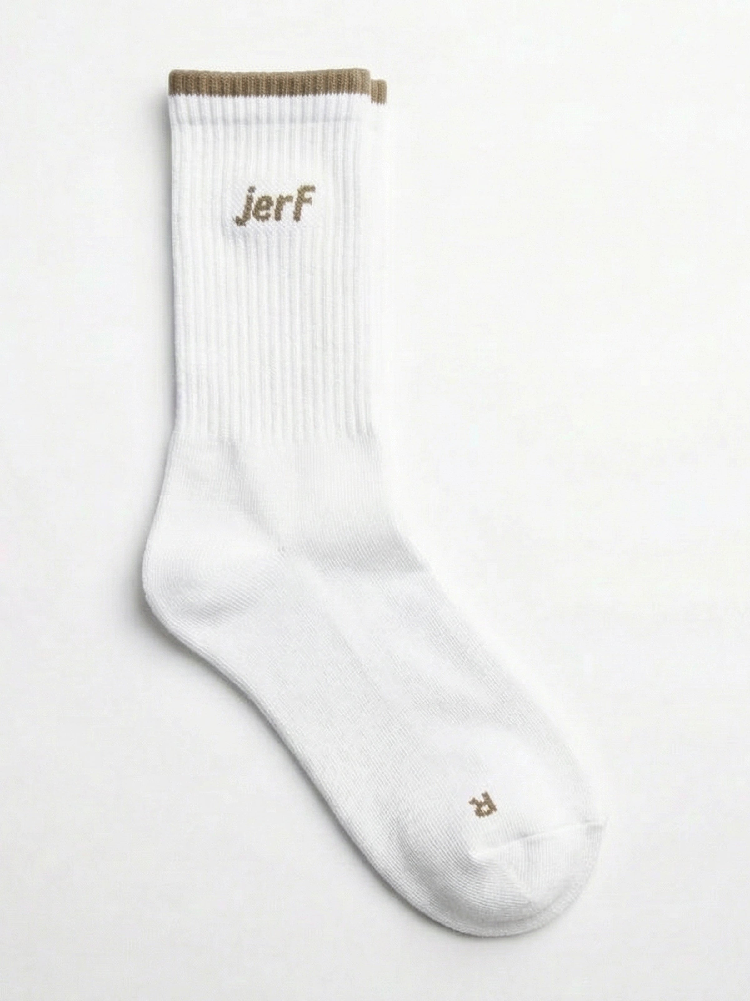 Pure Harmony Socks Beyaz_Kahverengi