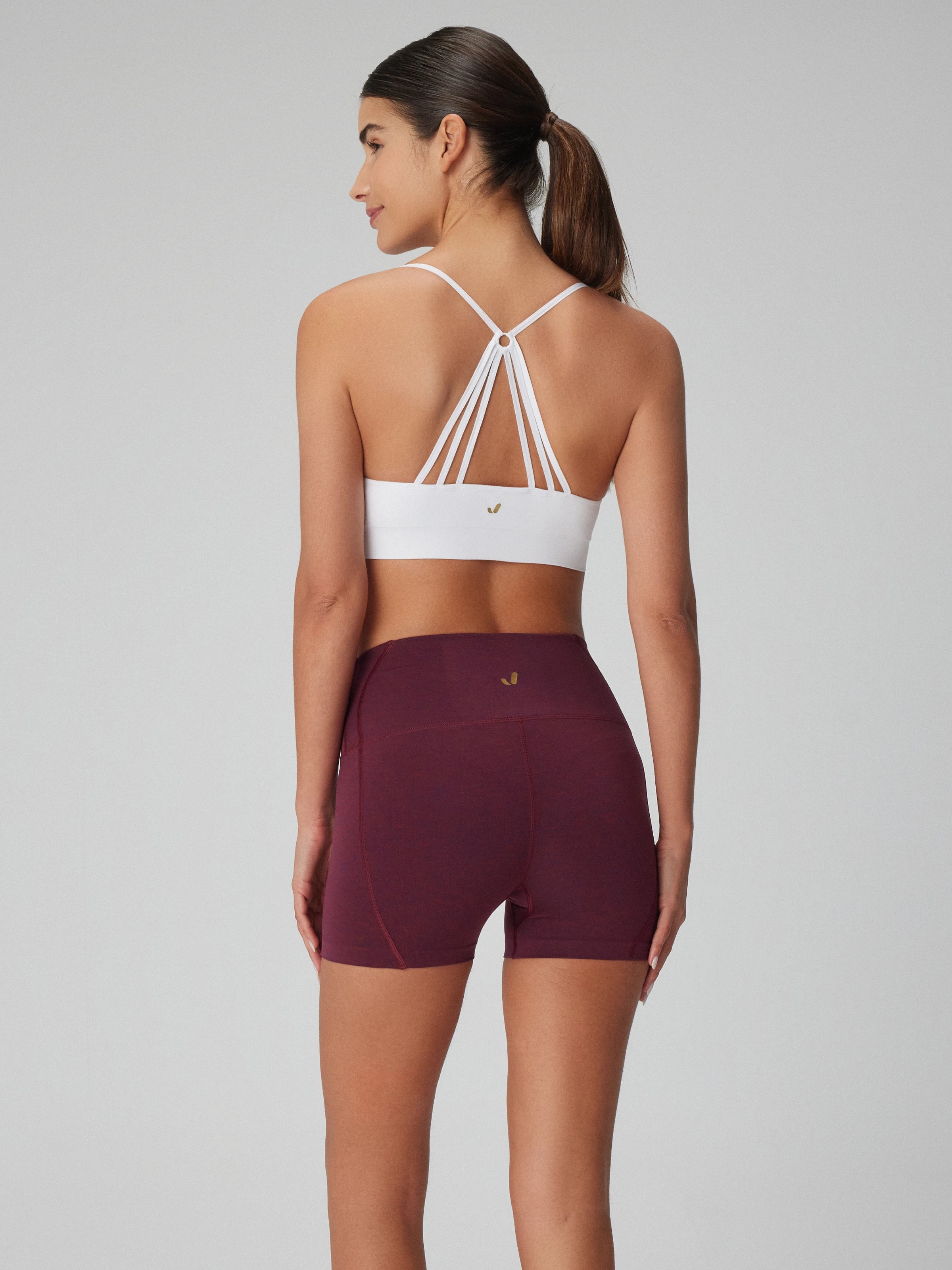 Aruba Toparlayıcı Mini Şort Bordo