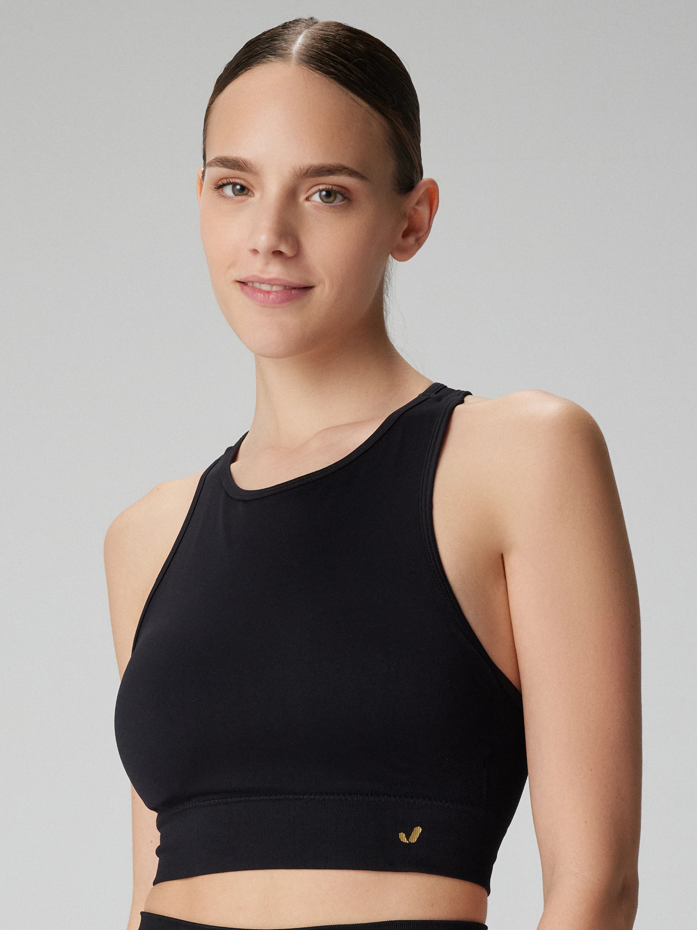 Vella Racerback Konfor Sport Bra Siyah