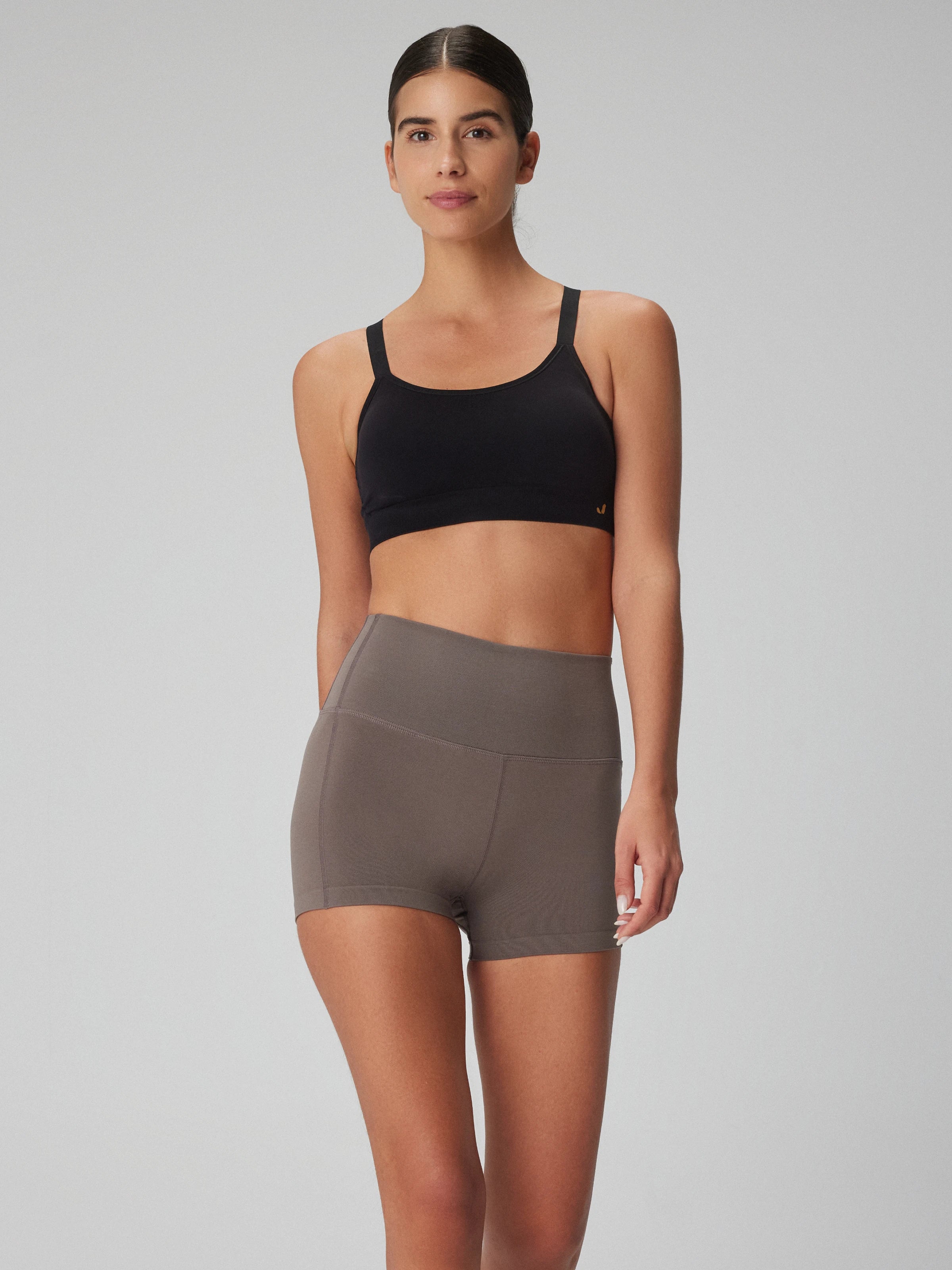 Aruba Toparlayıcı Mini Şort Vizon