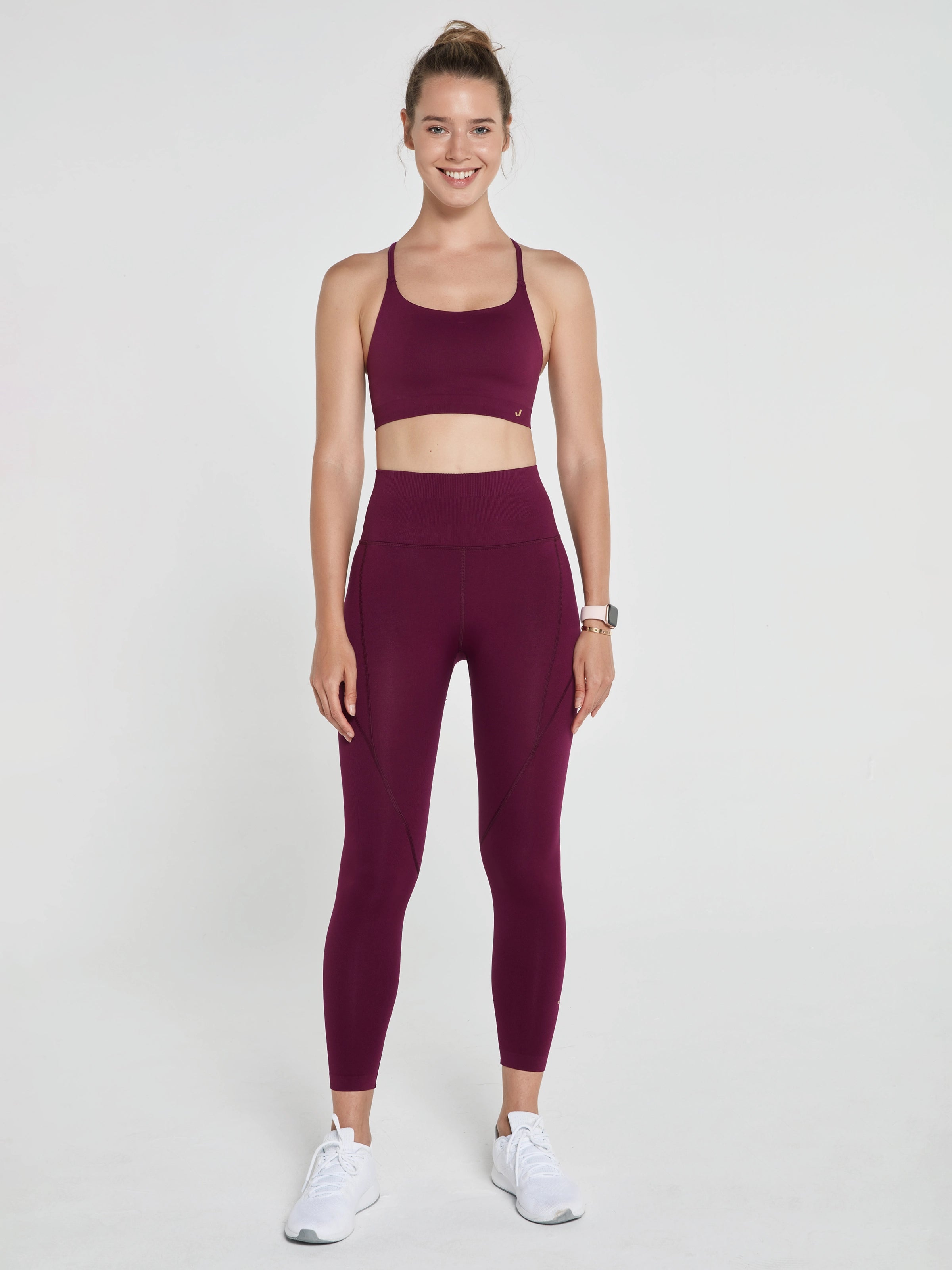 Pine Yüksek Bel & Toparlayıcı Tayt Mor