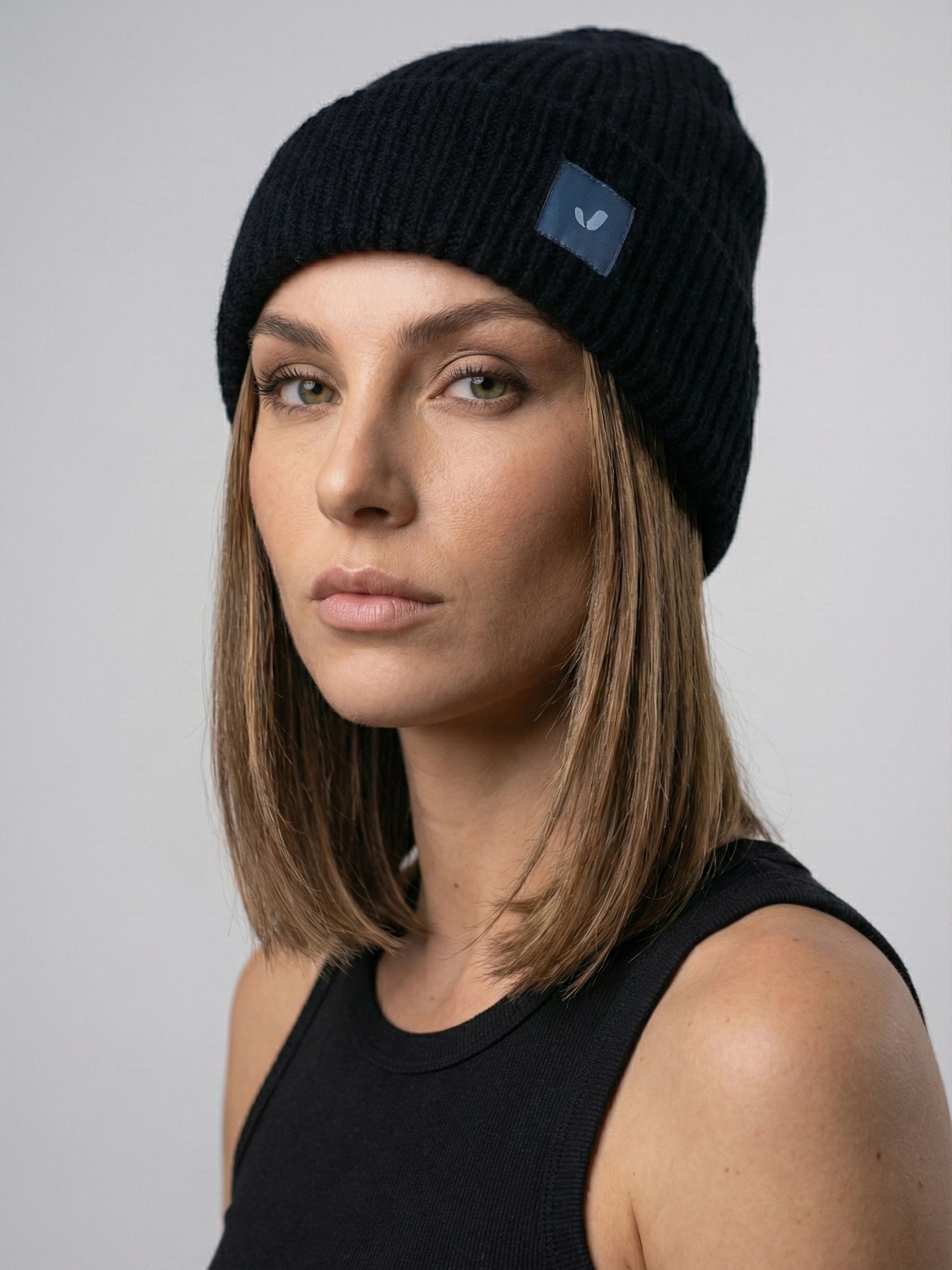 Aura Örgü Bere Lacivert