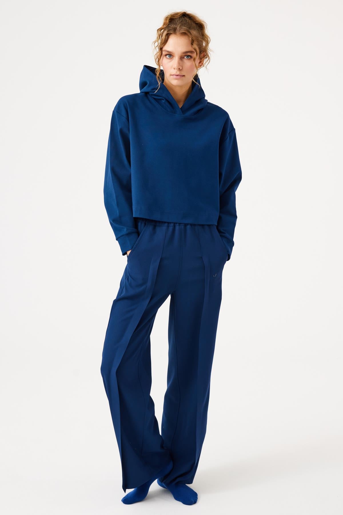 Aura Casual Hoodie Navy