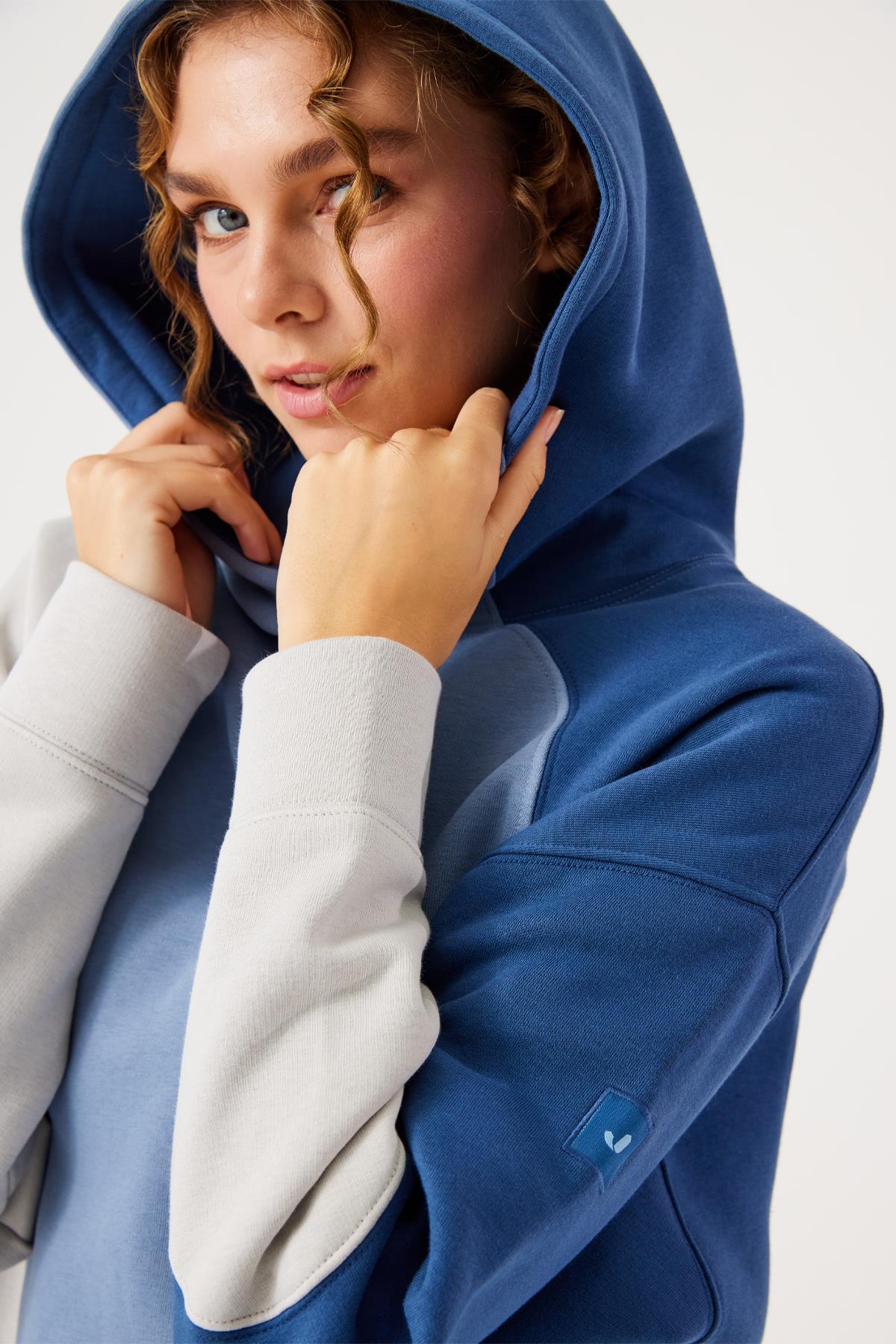 Aura Oversize Sweatshirt Navy