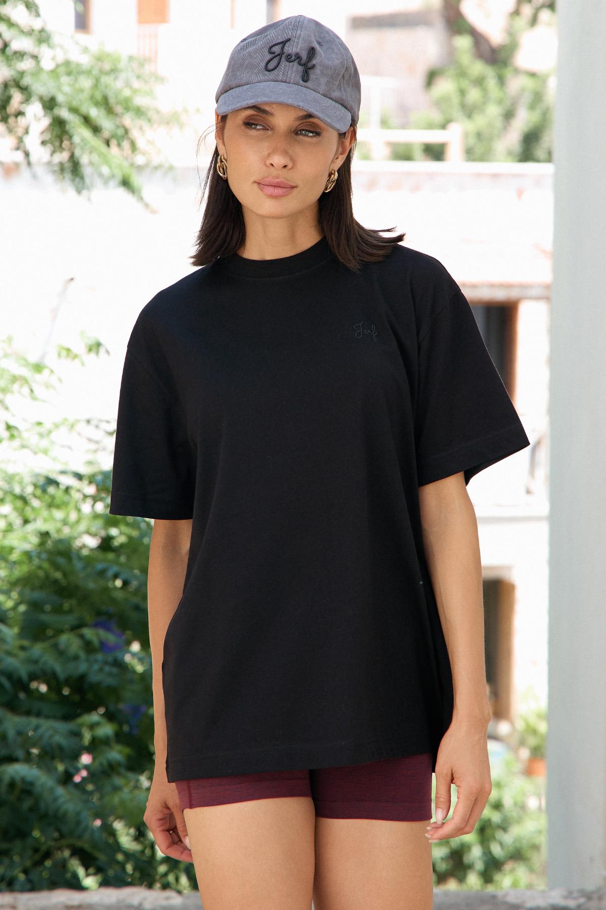 Aura Oversize T-Shirt Black