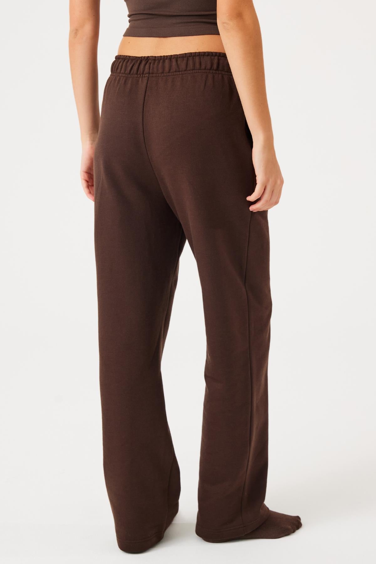 Aura Eşofman Altı Kahverengi