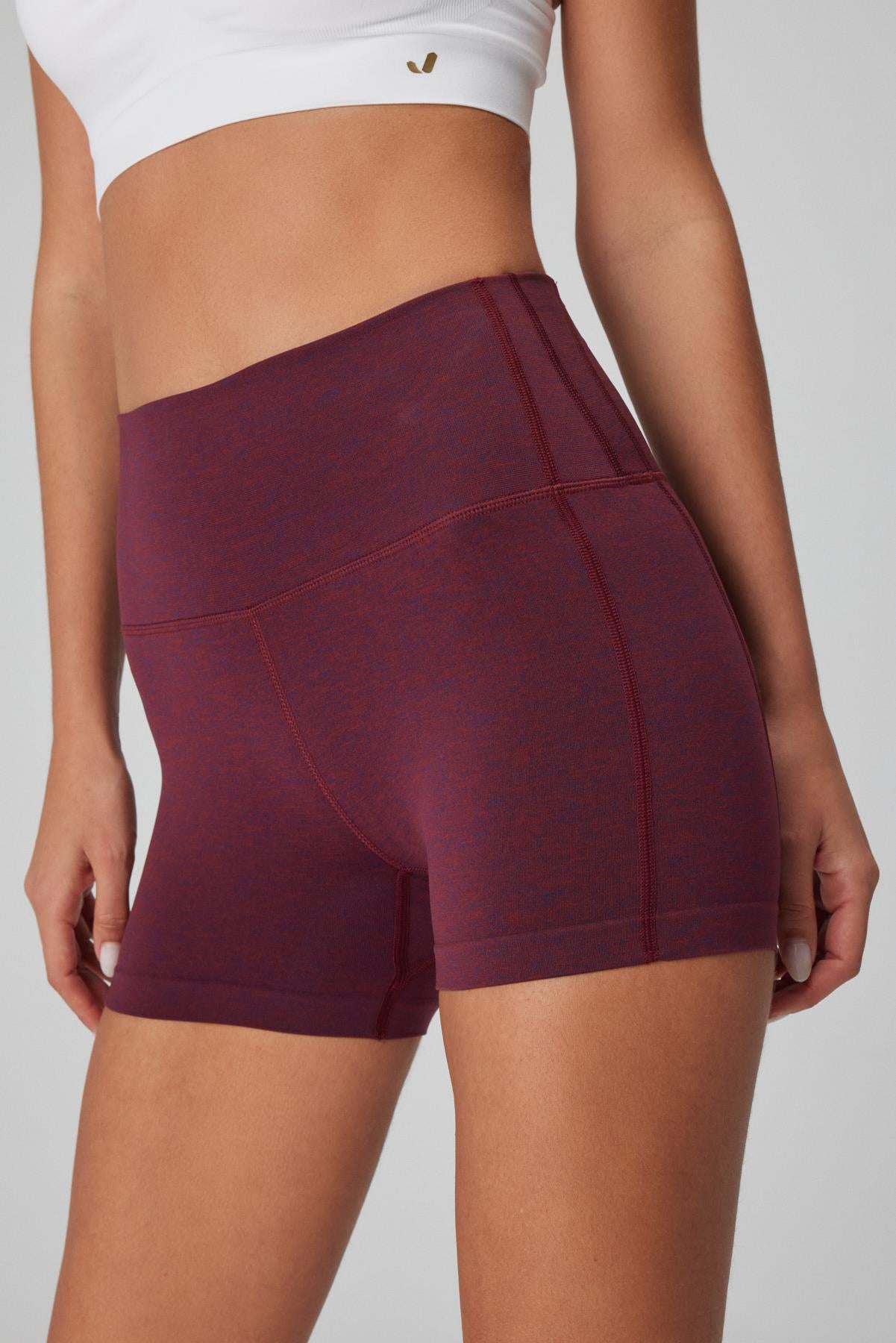 Aruba Toparlayıcı Mini Şort Bordo