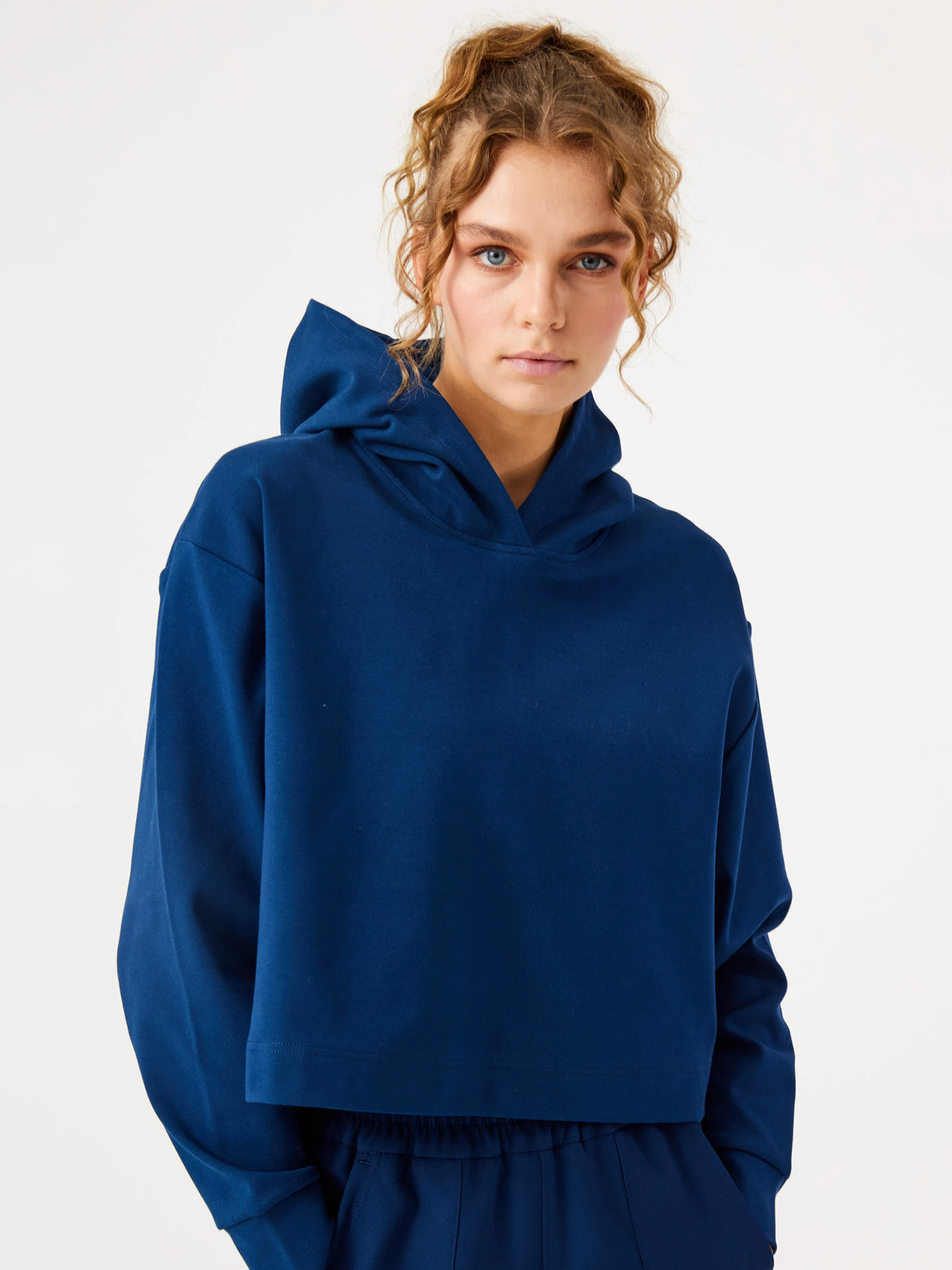 Aura Casual Hoodie Lacivert