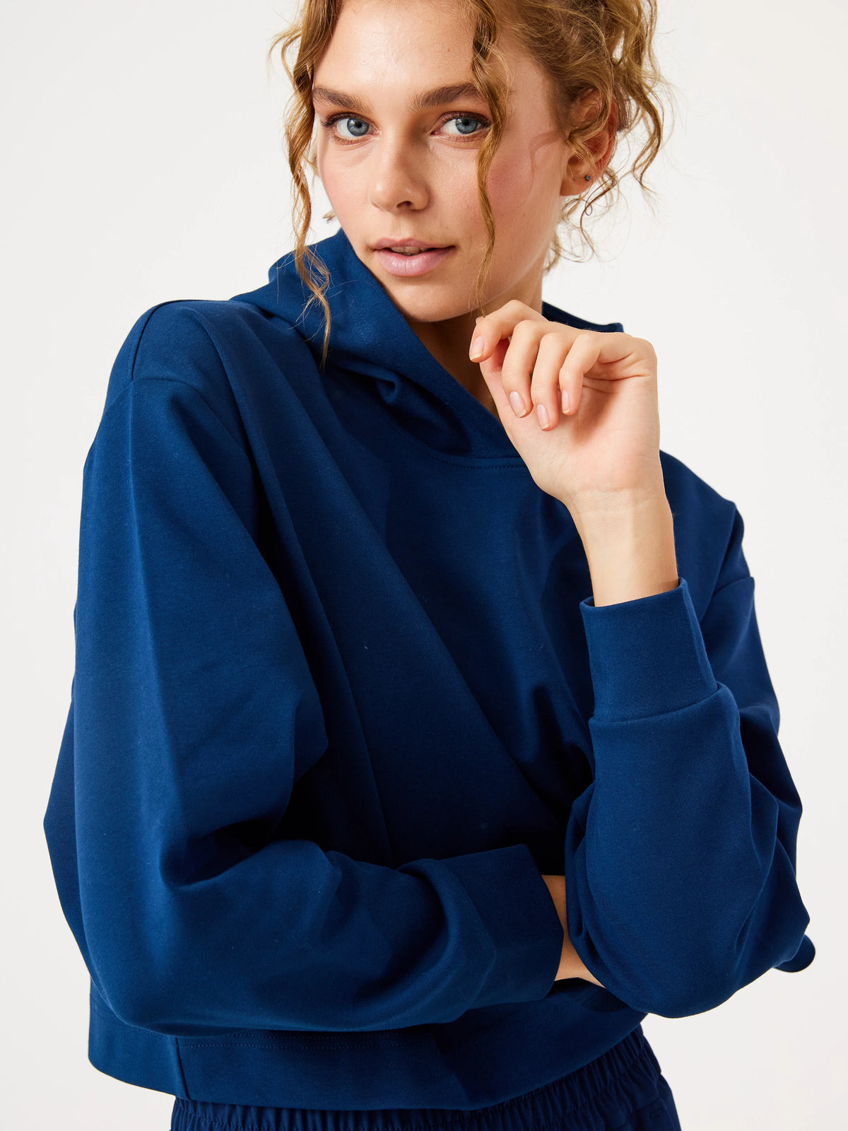Aura Casual Hoodie Lacivert