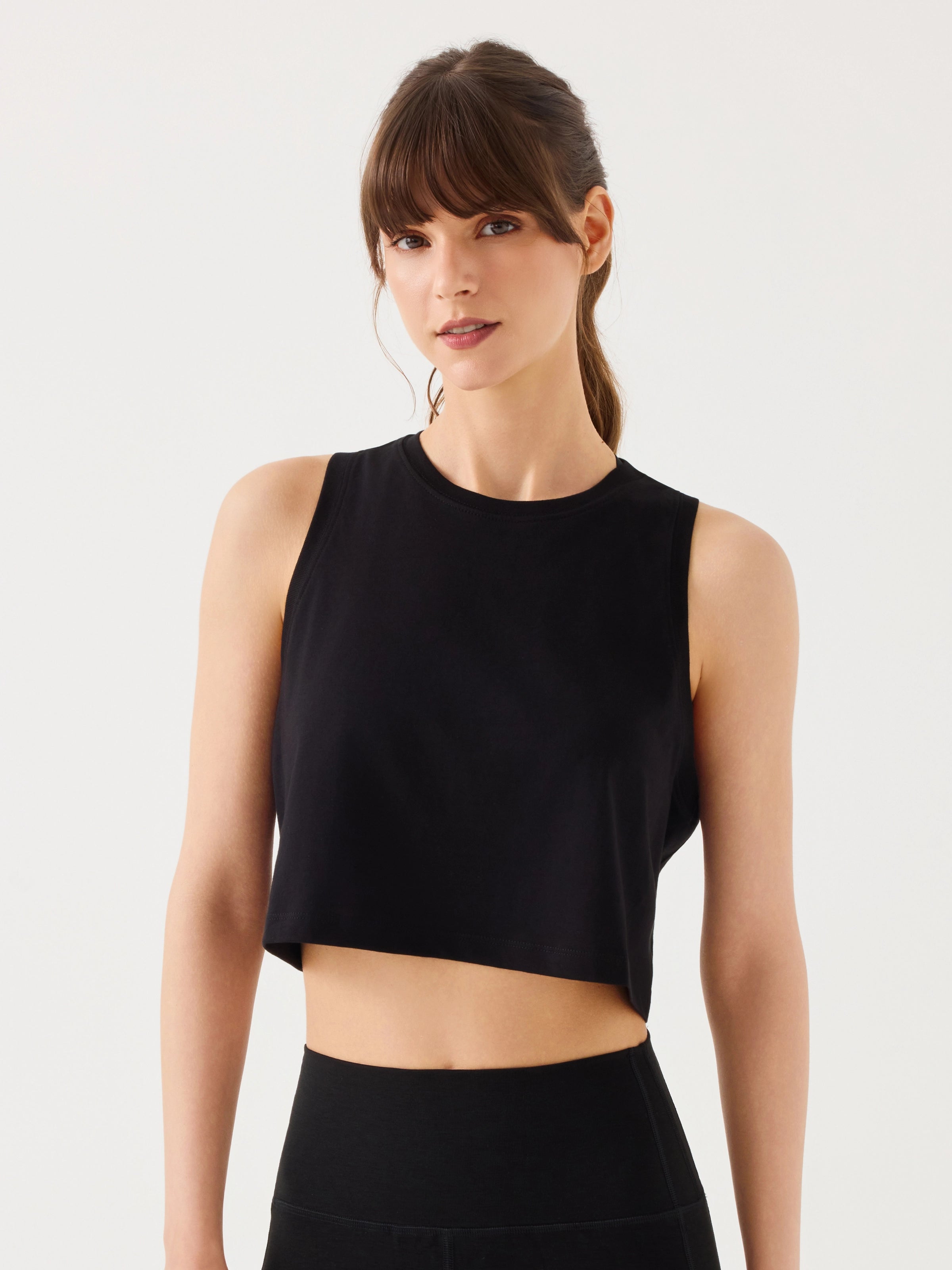 Aura Crop Top Siyah