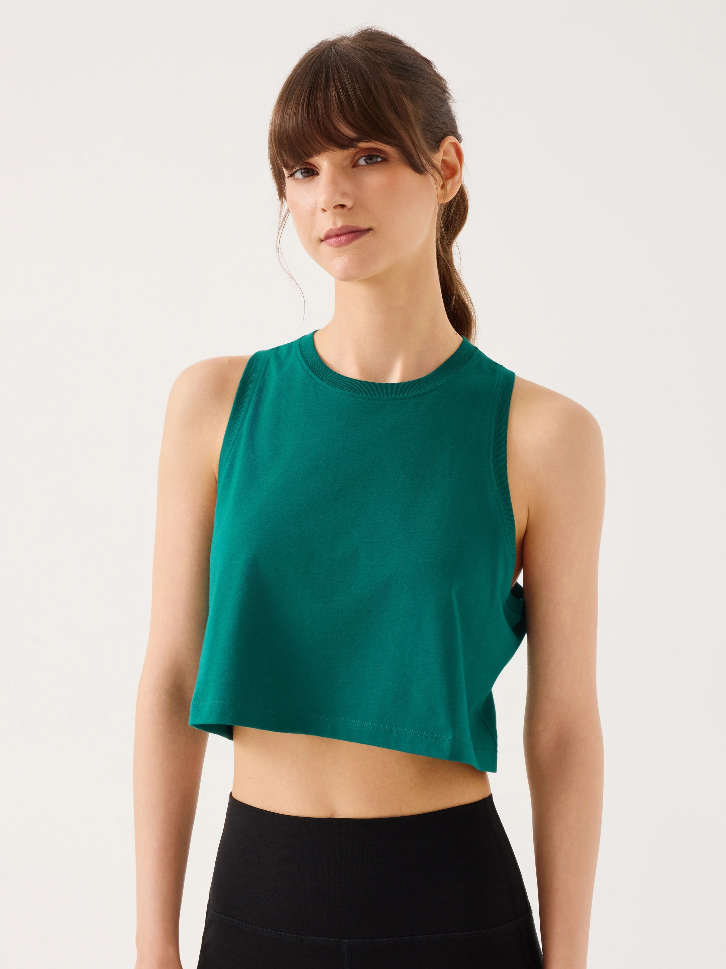 Aura Crop Top Yeşil