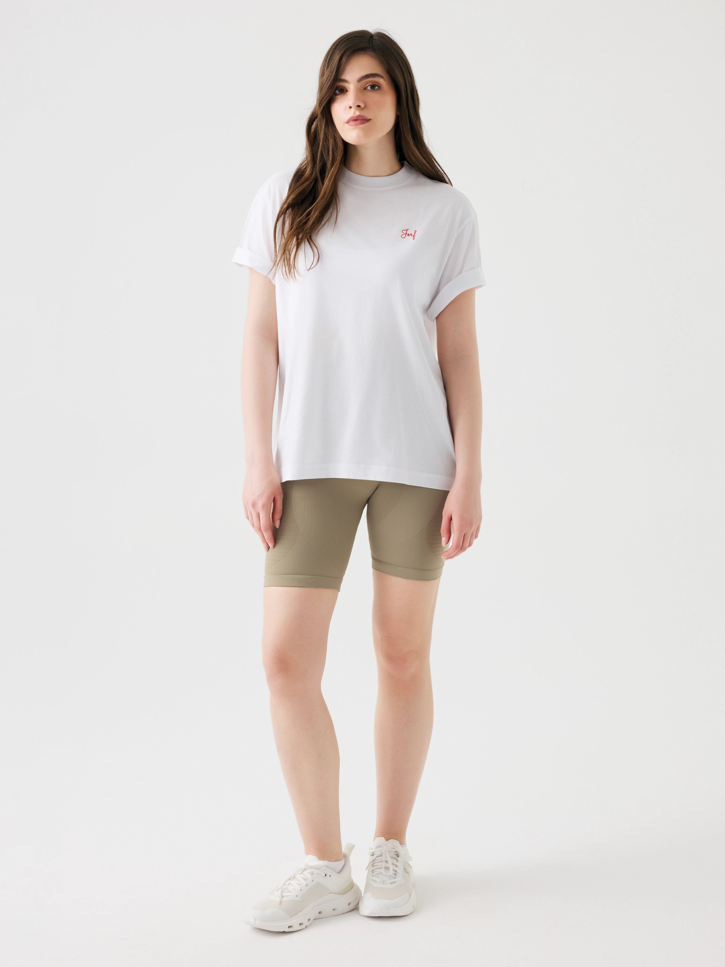 Aura Oversize T-Shirt Beyaz