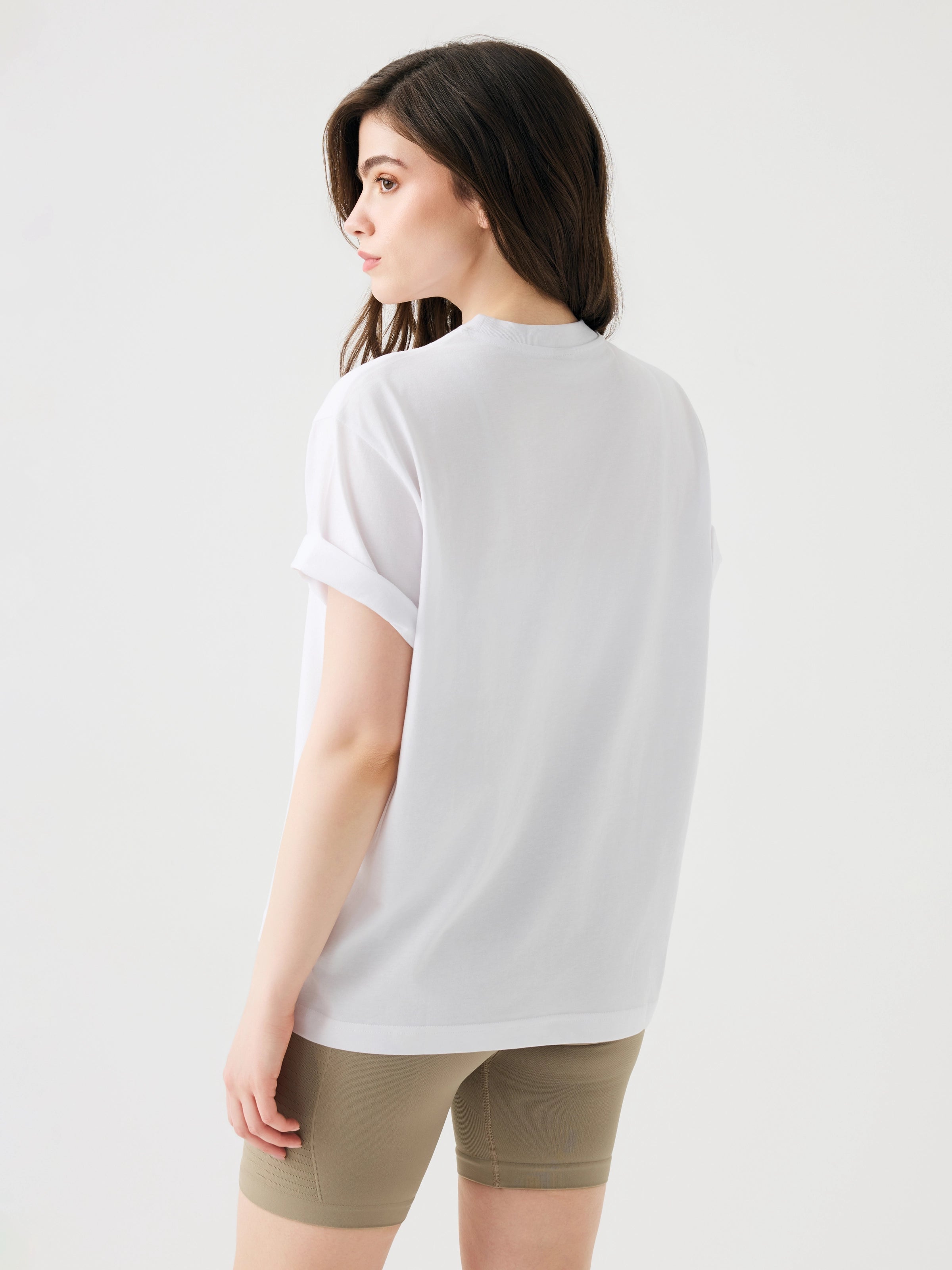 Aura Oversize T-Shirt Beyaz