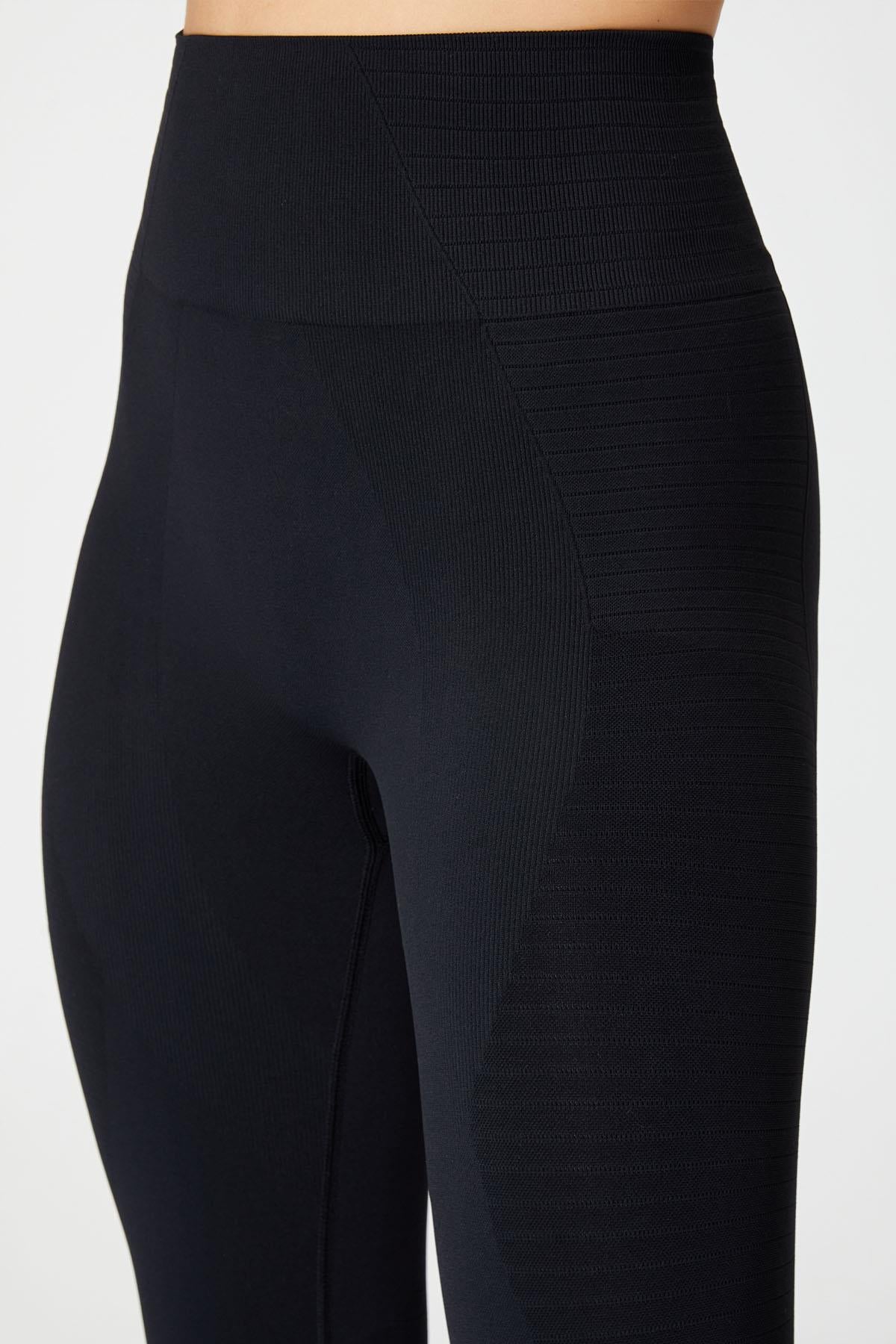 Jerf Gela High Waist, Flexible and Recovery Sports Leggings Black