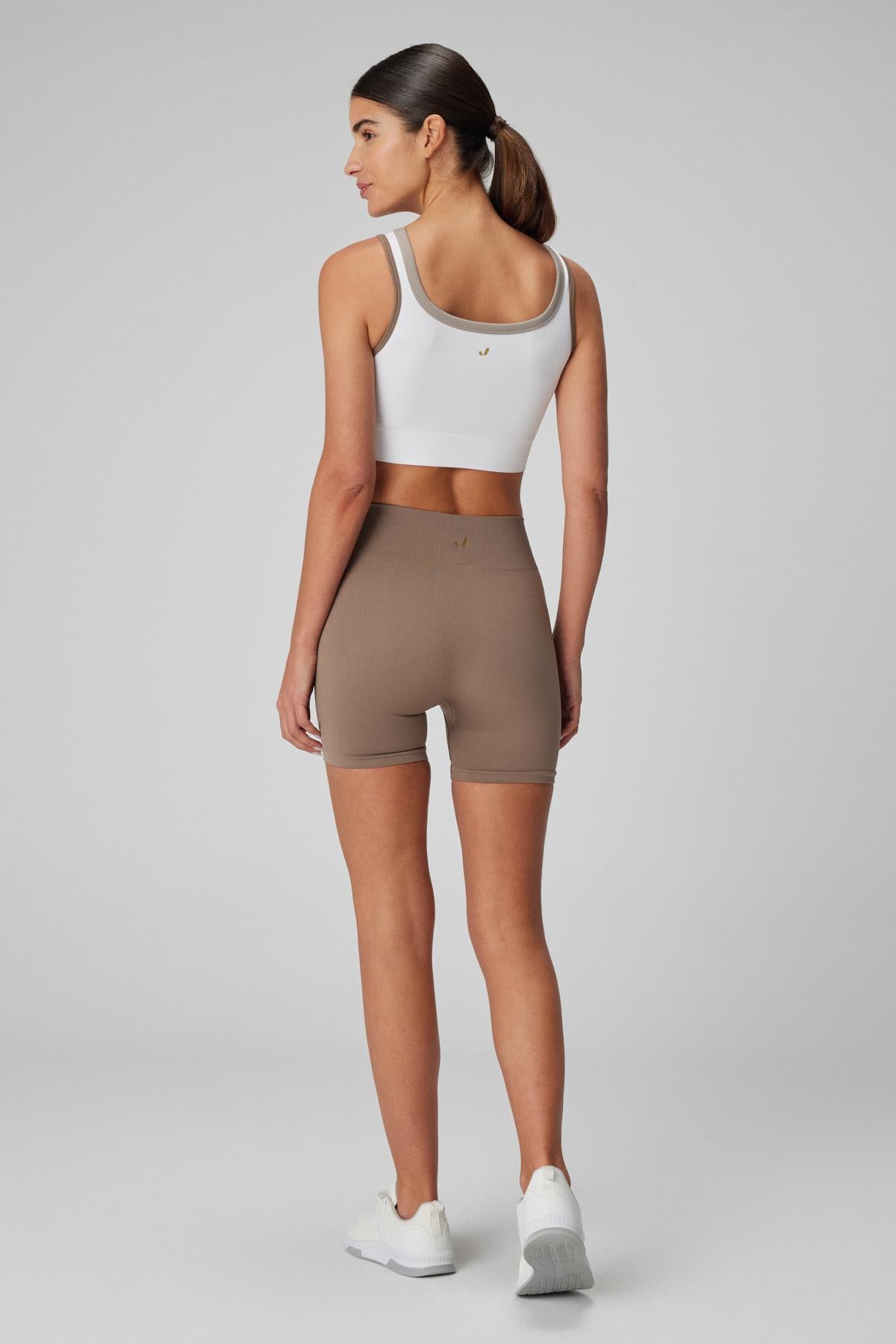 Lucia Biker Leggings Light Brown