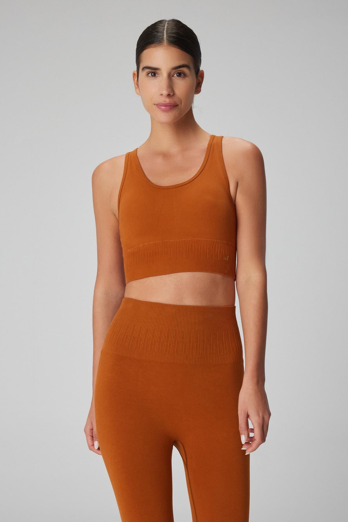 Luz Sıkılaştırıcı & Kaplı Spor Sütyeni Badem