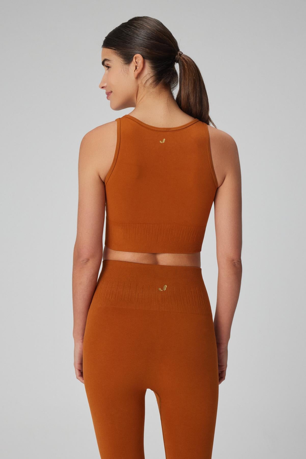 Luz Sıkılaştırıcı & Kaplı Spor Sütyeni Badem