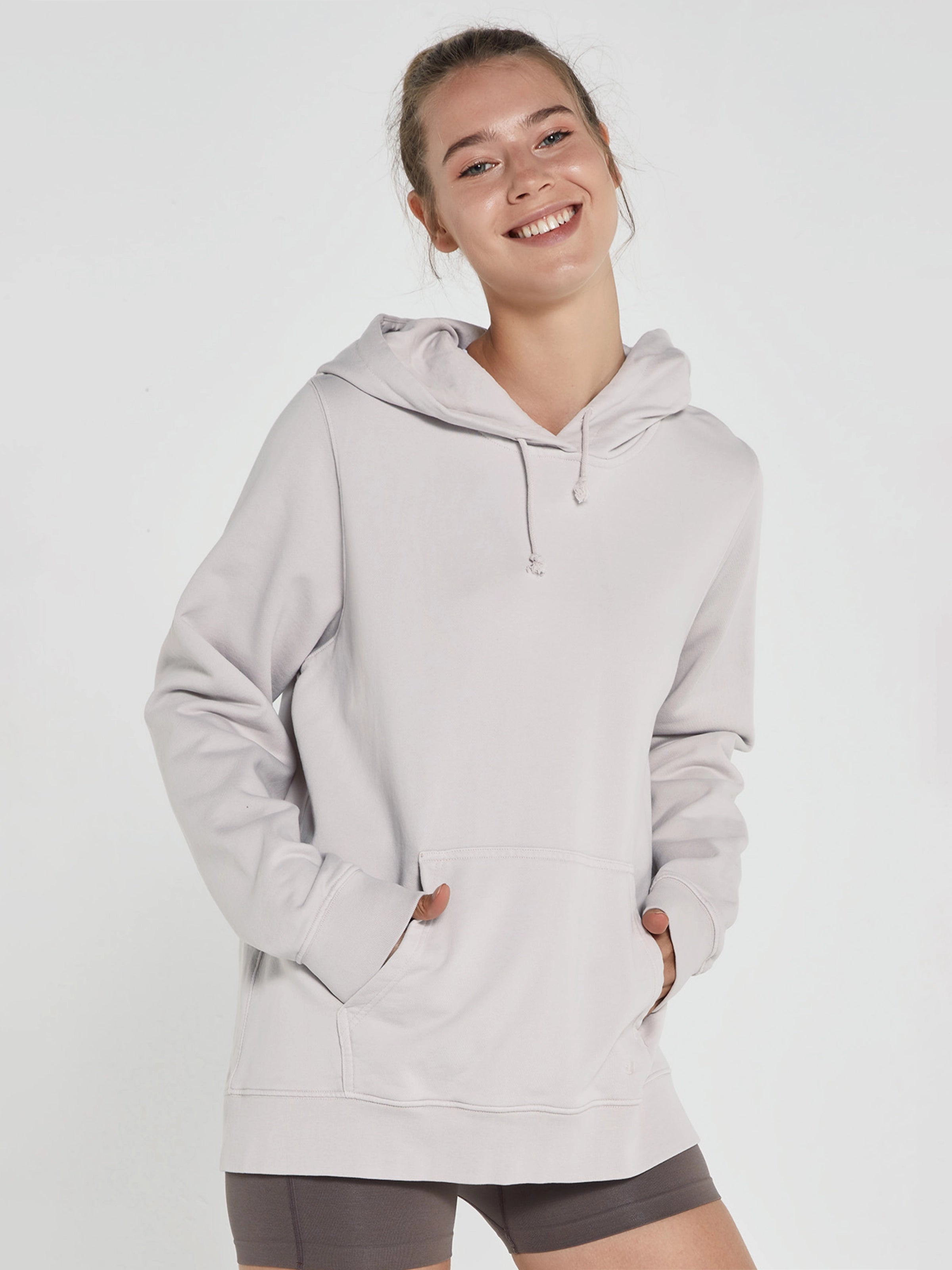 Lydney Kadın Kapüşonlu Sweatshirt Bej