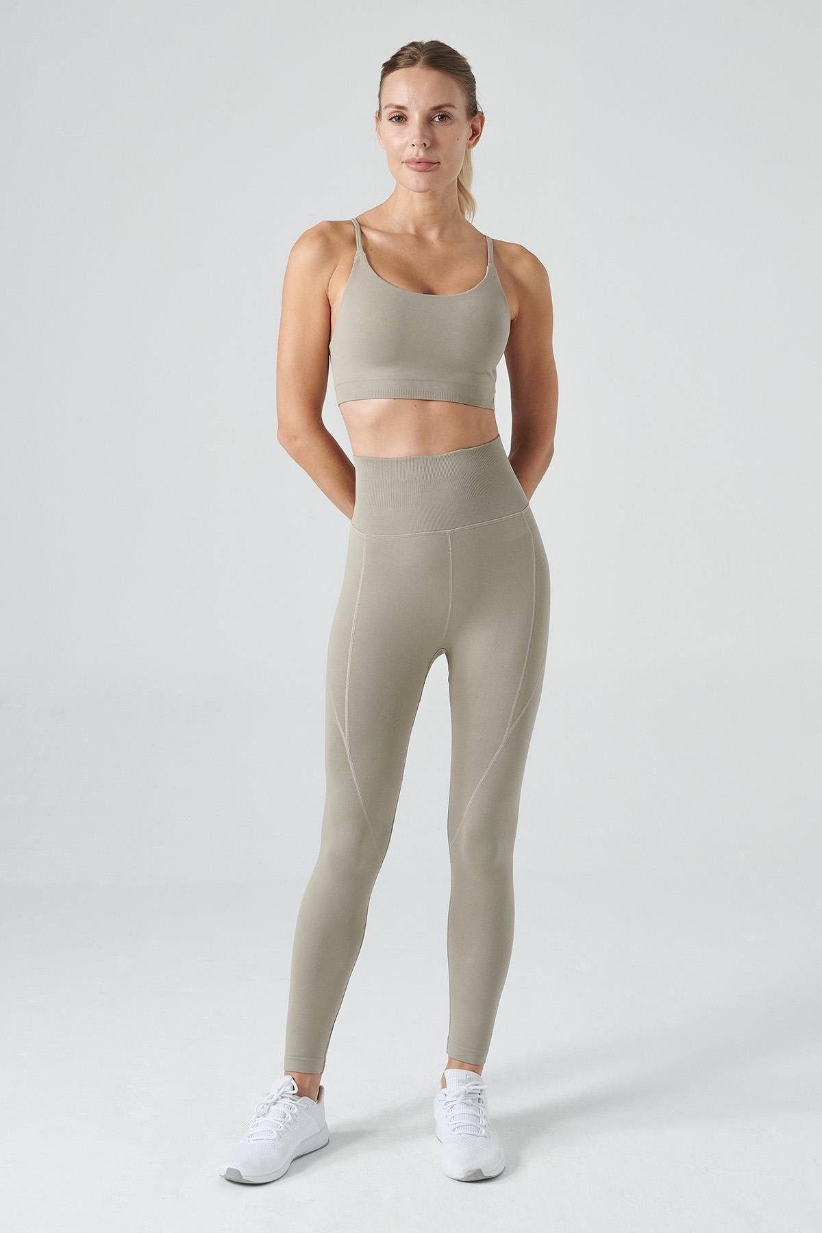 Pine High Waist & Shapewear Leggings Khaki