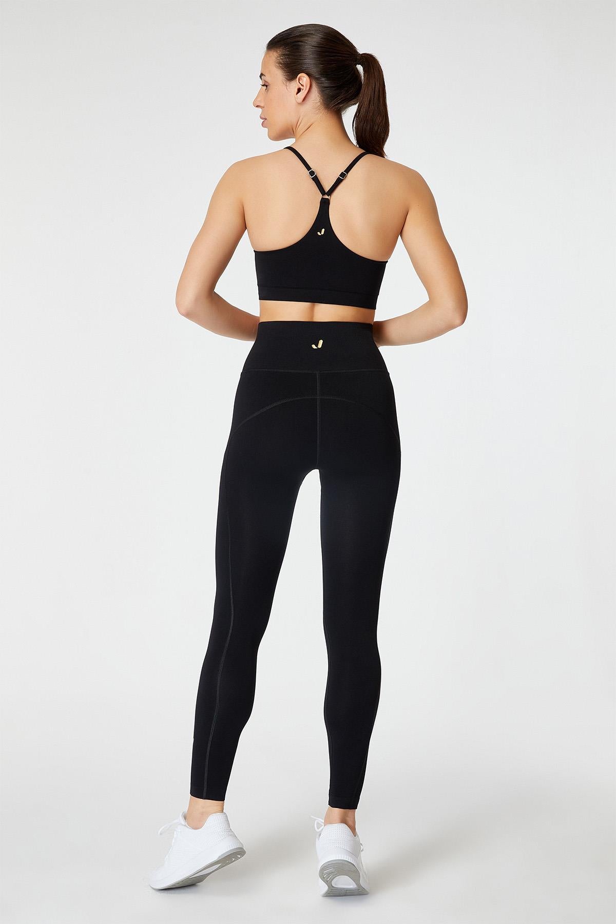 Pine High Waist & Shapewear Leggings Black