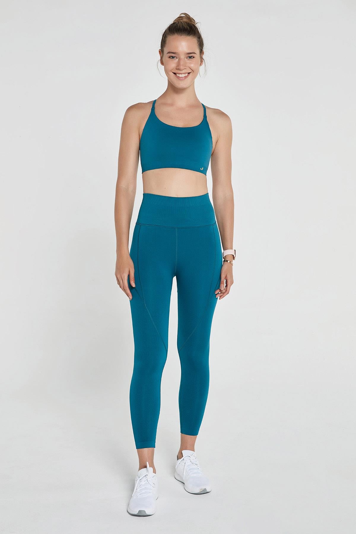 Pine High Waist & Shapewear Leggings Green