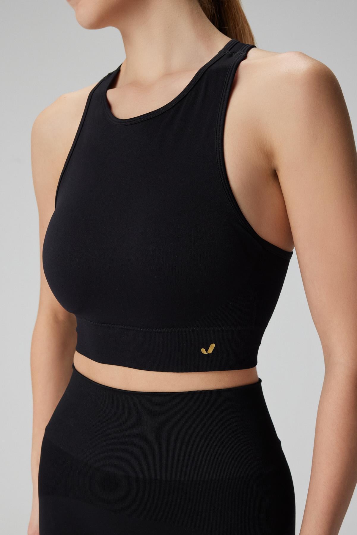 Vella Racerback Comfort Sport Bra Black