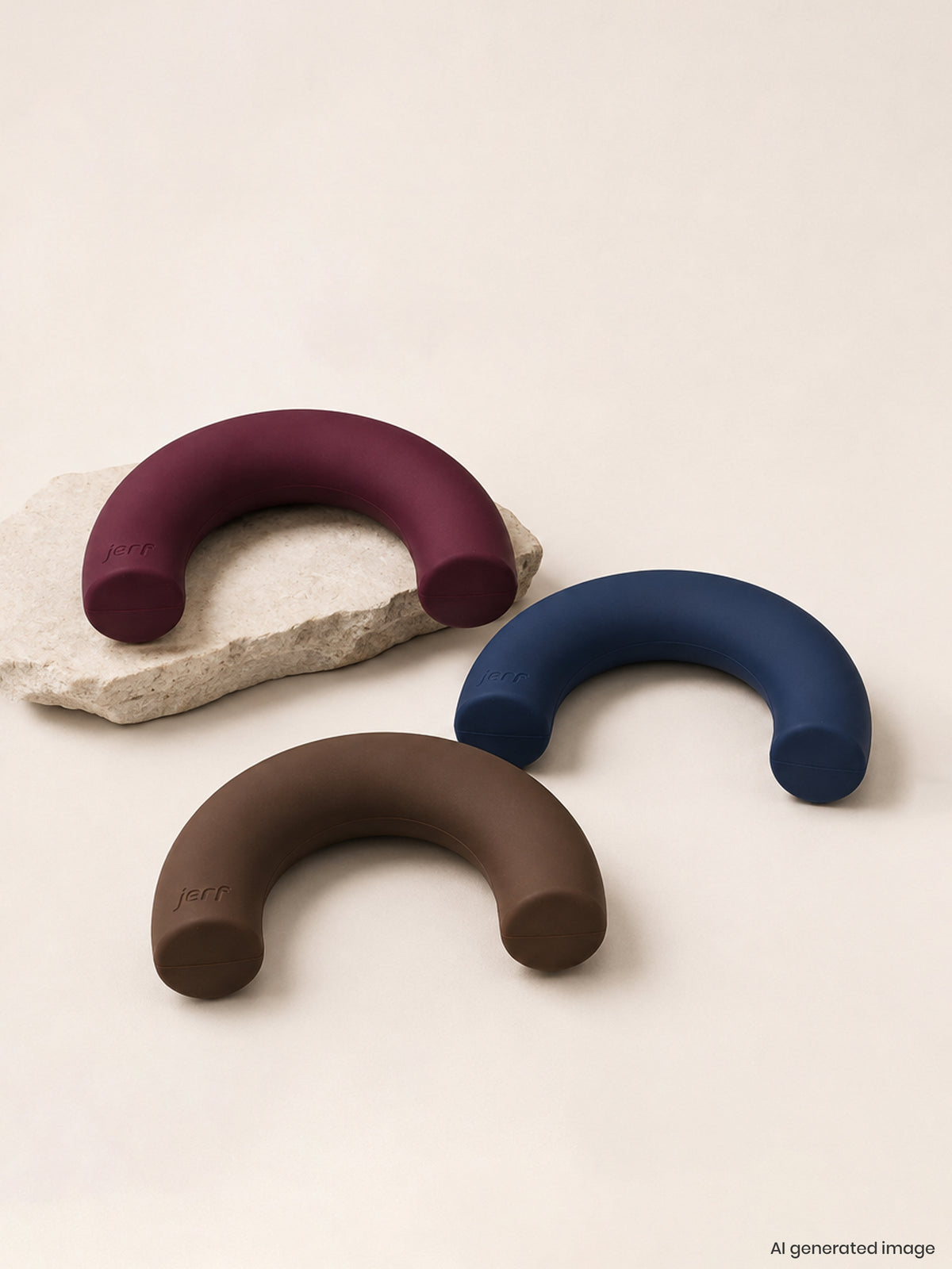 C Şeklinde Silikon Dambıl 1 KG x 2 | Toplam 2 KG Füme Mavi