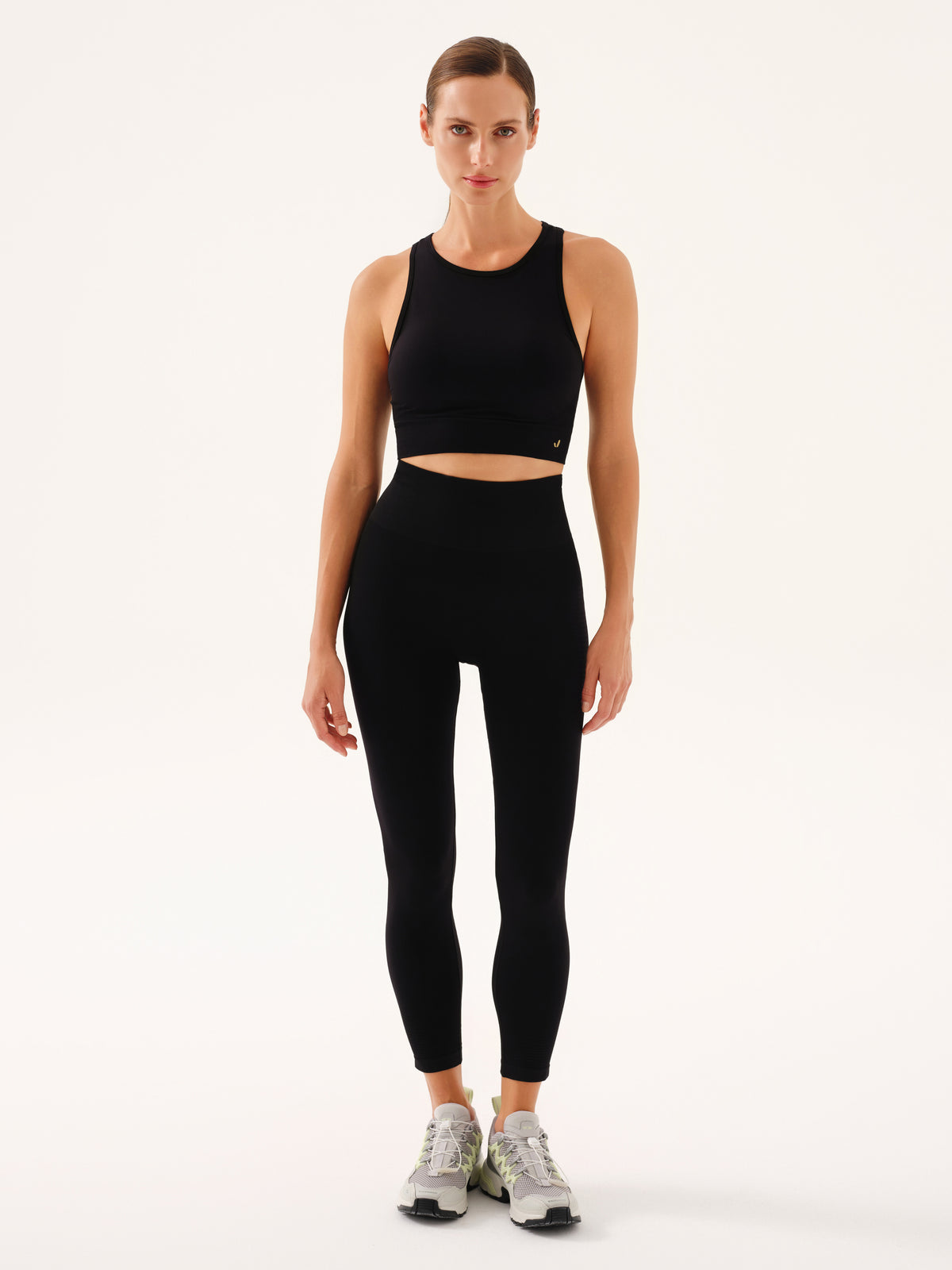 Vella Racerback Konfor Sport Bra Siyah