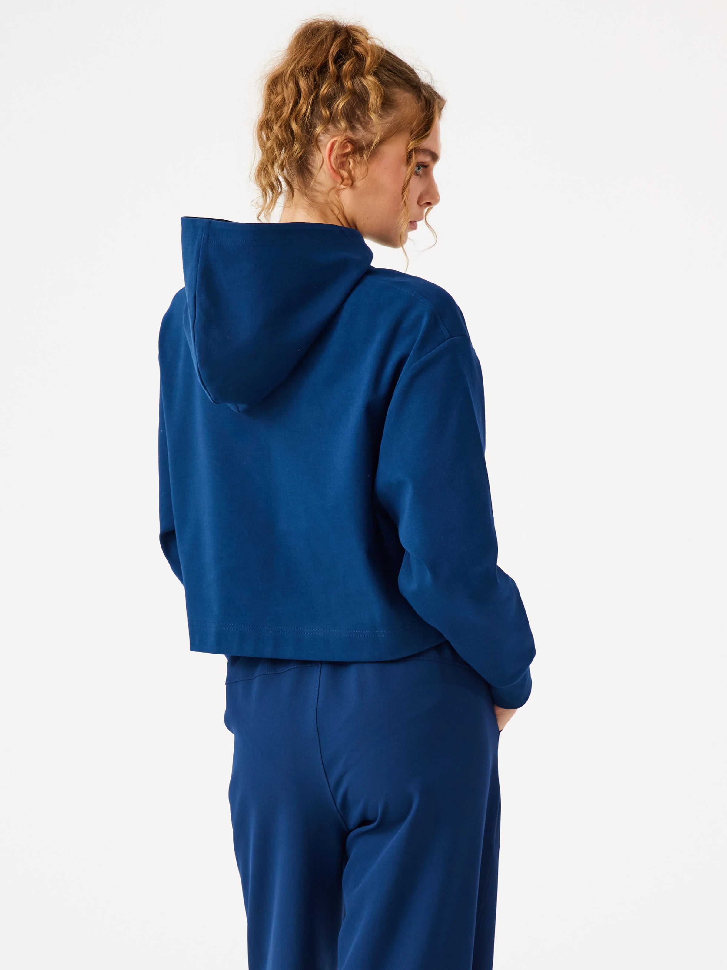 Aura Casual Hoodie Lacivert