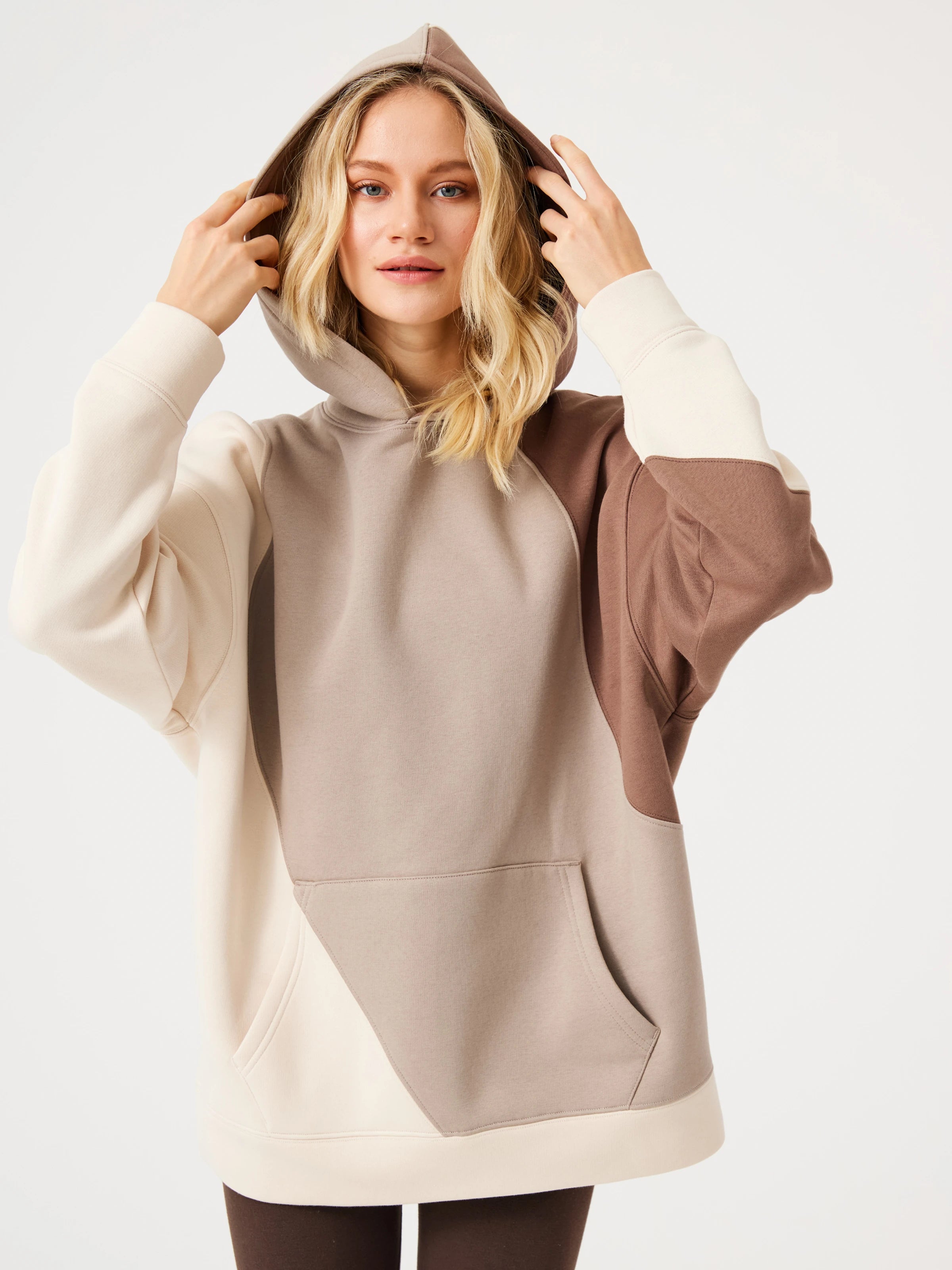 Aura Oversize Sweatshirt Kahverengi