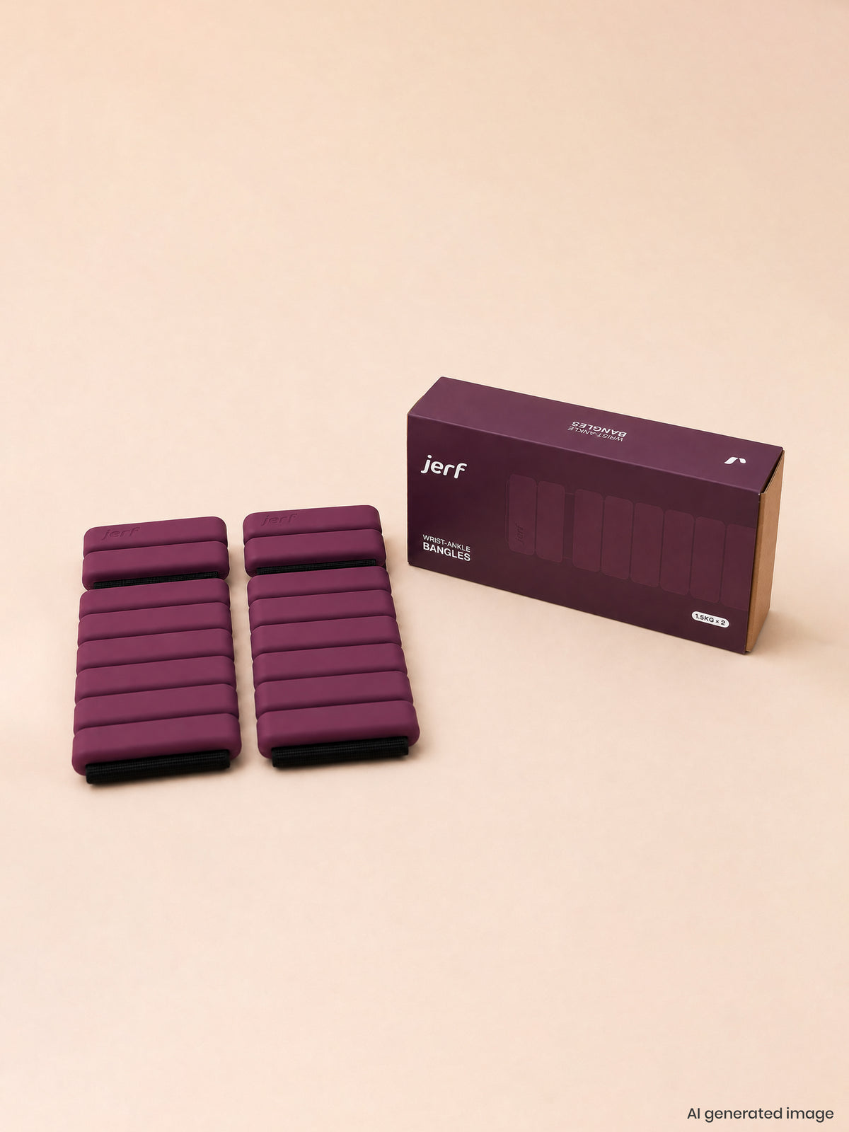 El ve Ayak Bileği Ağırlığı 1,5 KG Bordo